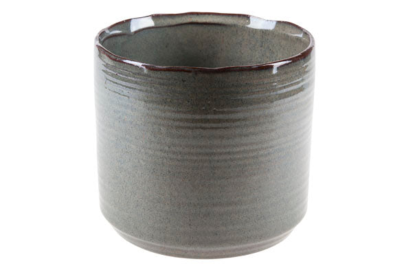 Cosy & Trendy Bloempot Aardewerk - Ø16xH15cm - Groen