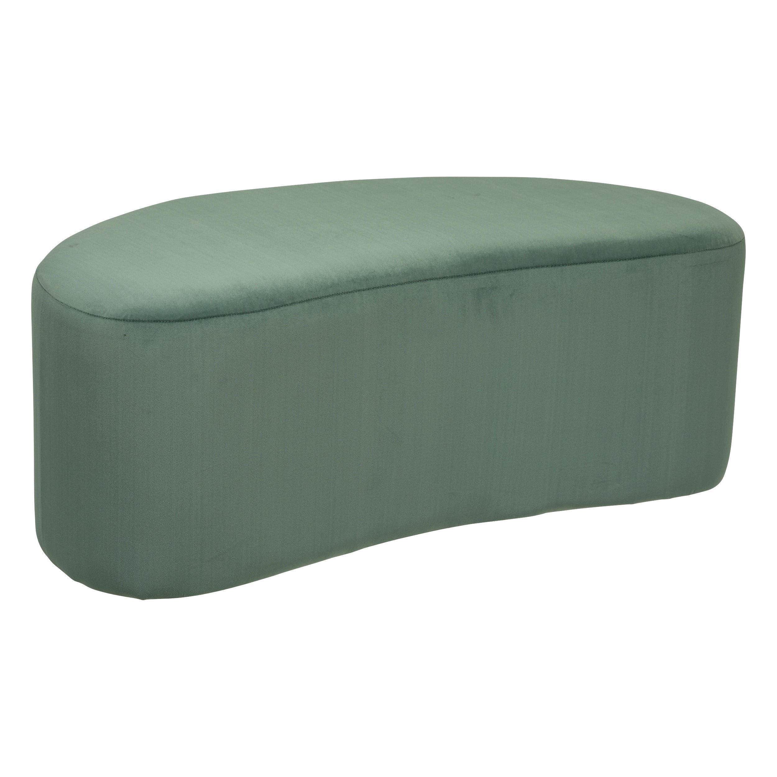 Atmosphera Velvet sofa - Malone - Celadon green - 98x51cm