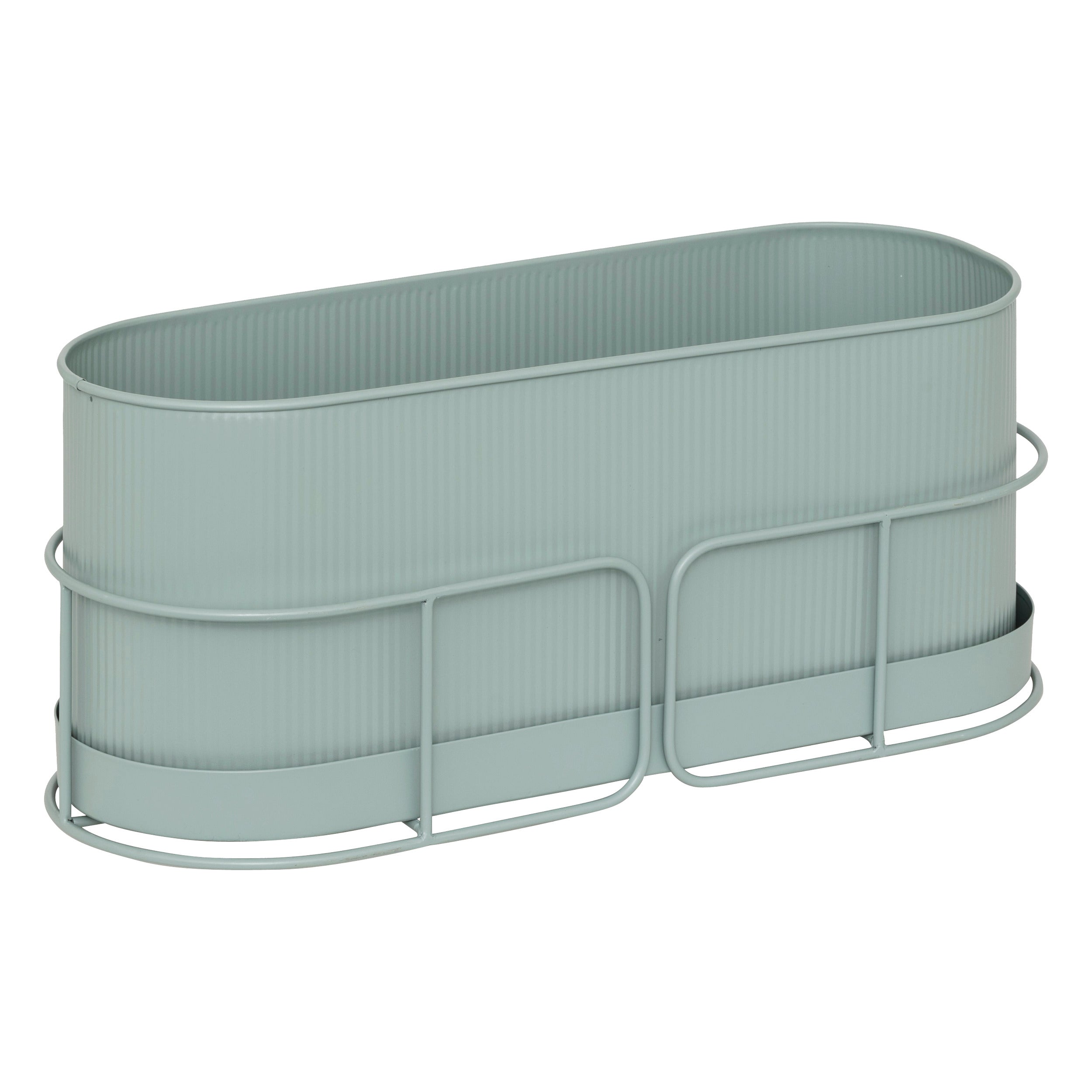Atmosphera Aze Planter Bloembak - Hangend - 47x18x21cm - Celadongroen