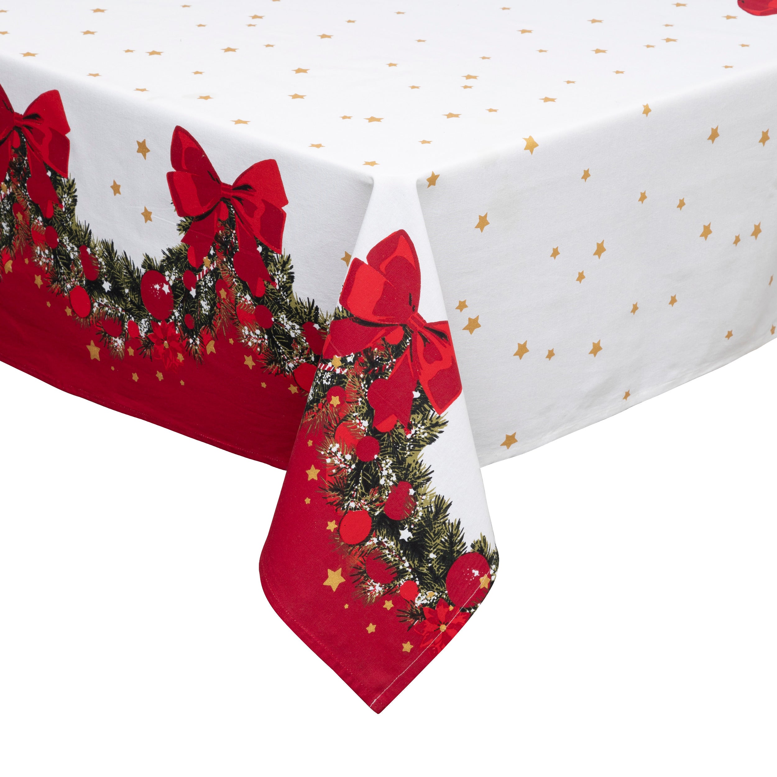 Tablecloth 140x360cm - Christmas - Christmas tablecloth - red