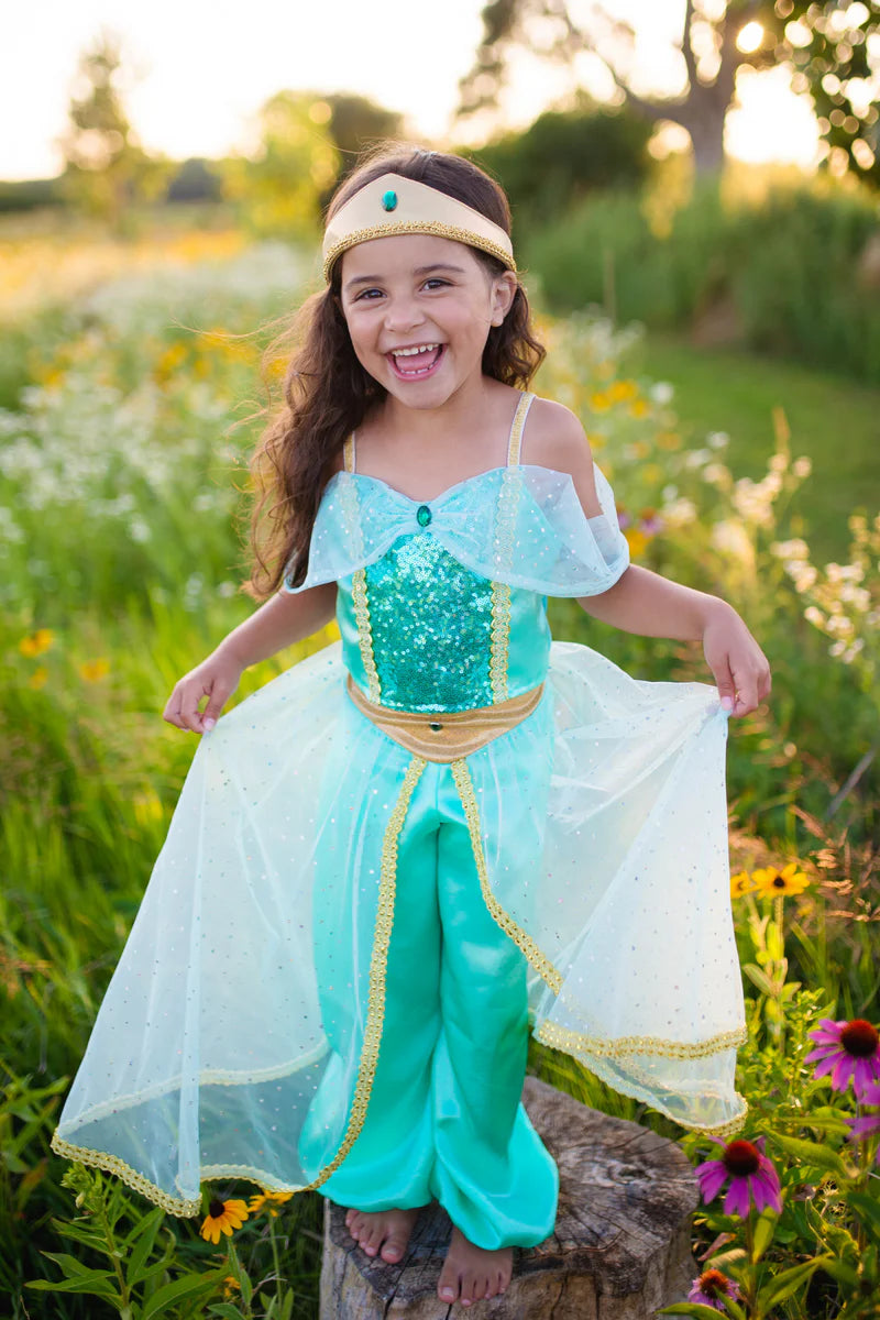 Great Pretenders Verkleedkledij Arabian Princess - Jurk met diadeem - 92/104cm - 2/4 jaar