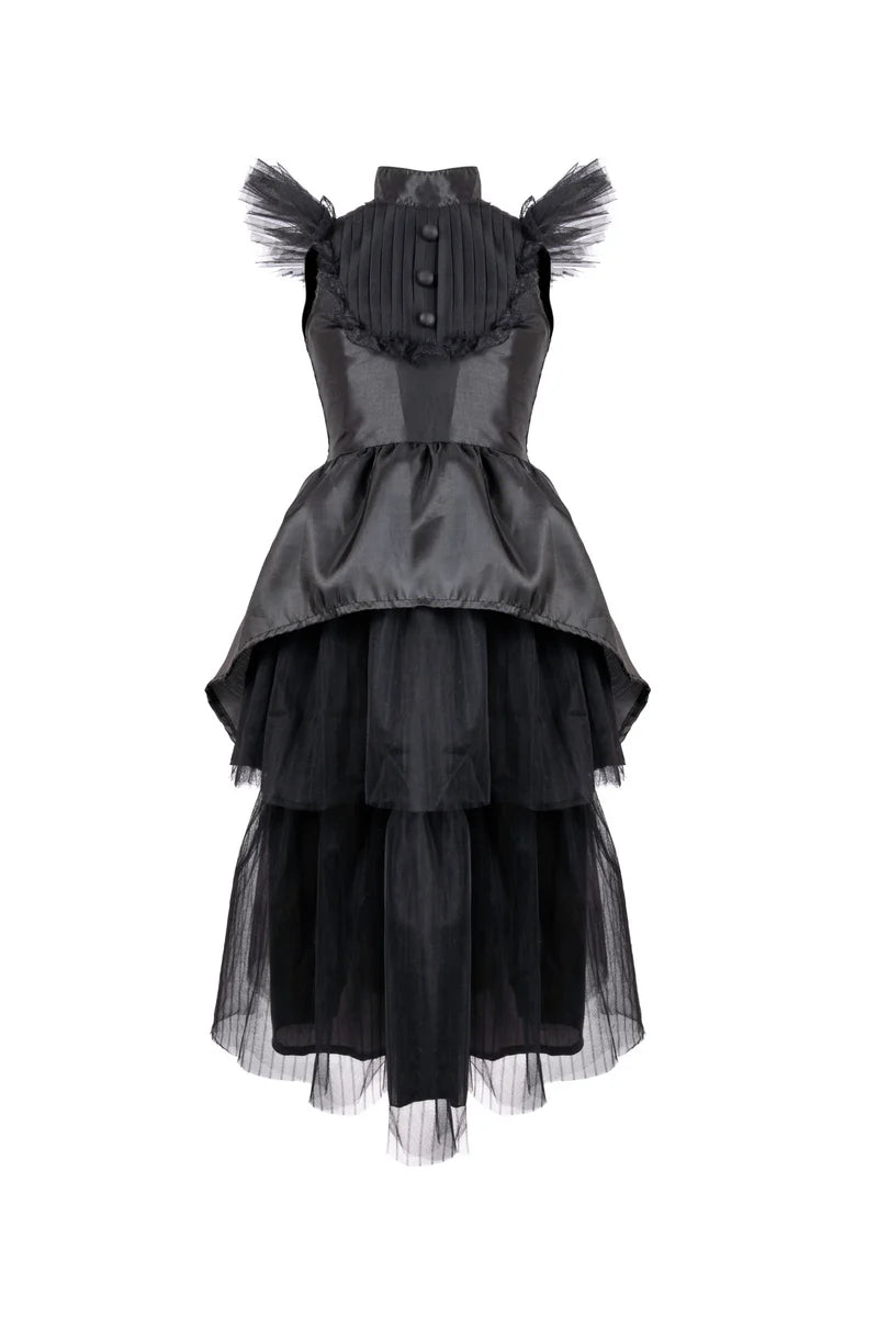 Great Pretenders Verkleedkledij Gothic Mischief Witch jurk - Zwart