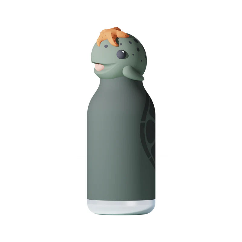 Asobu Thermo Drinkfles Besties Turtle - 460ml - Groen