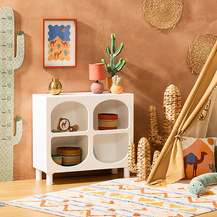 Atmosphera Kids Tara Ladenkast - 70x32x76cm - Kinderkamer - Wit