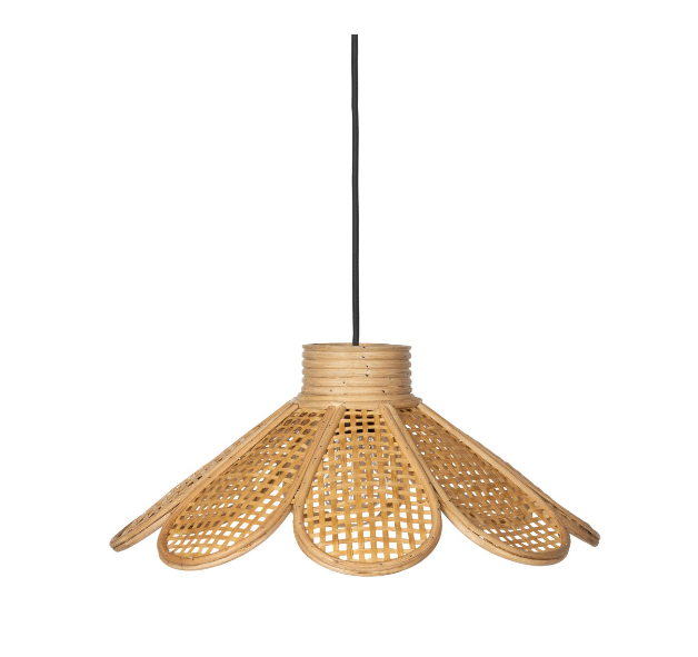 KidsDepot Rattan Hanging Lamp Ø 30 cm Veda