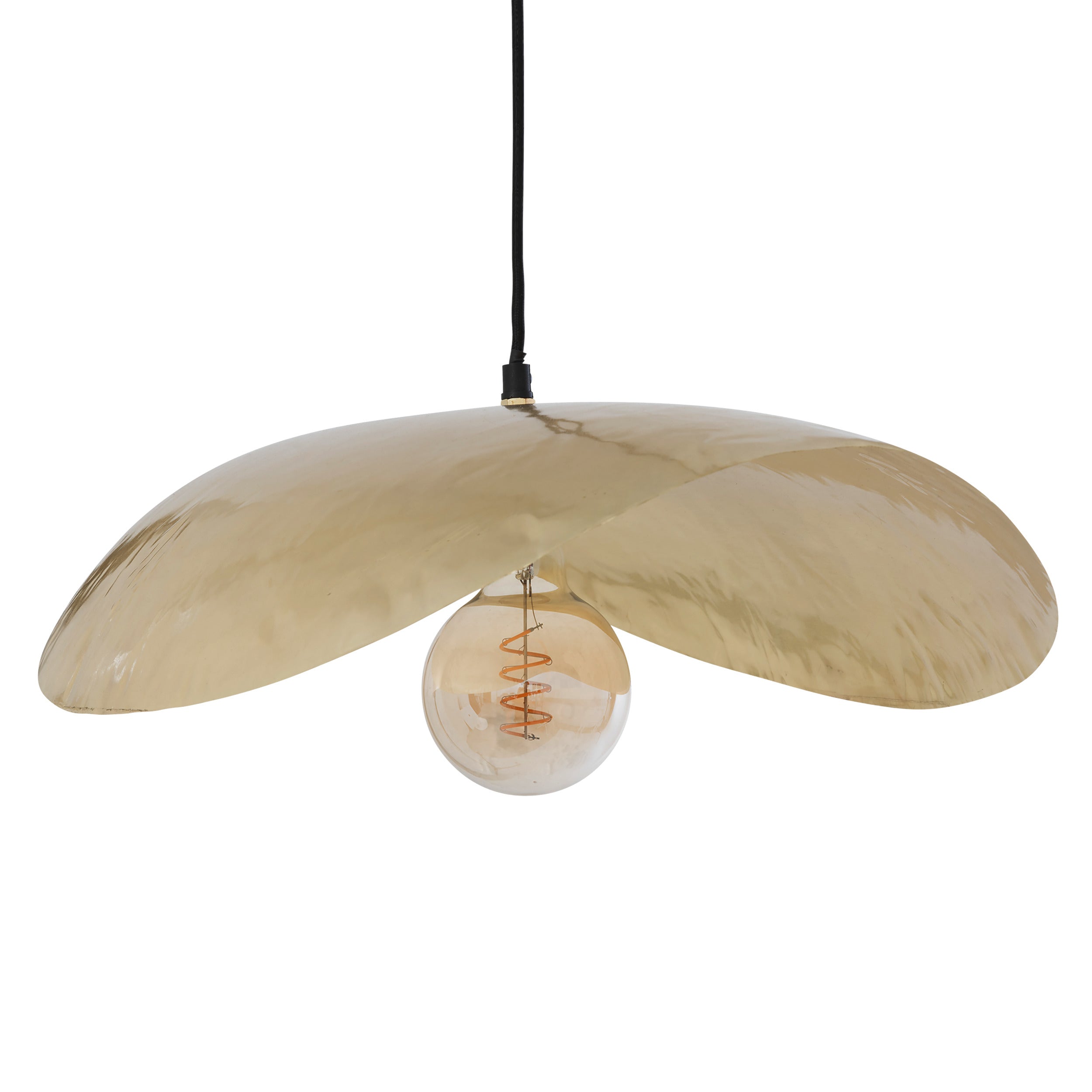 Atmosphera Hanglamp Arlo - E27, niet inbegrepen - 56x42x123cm - Goud