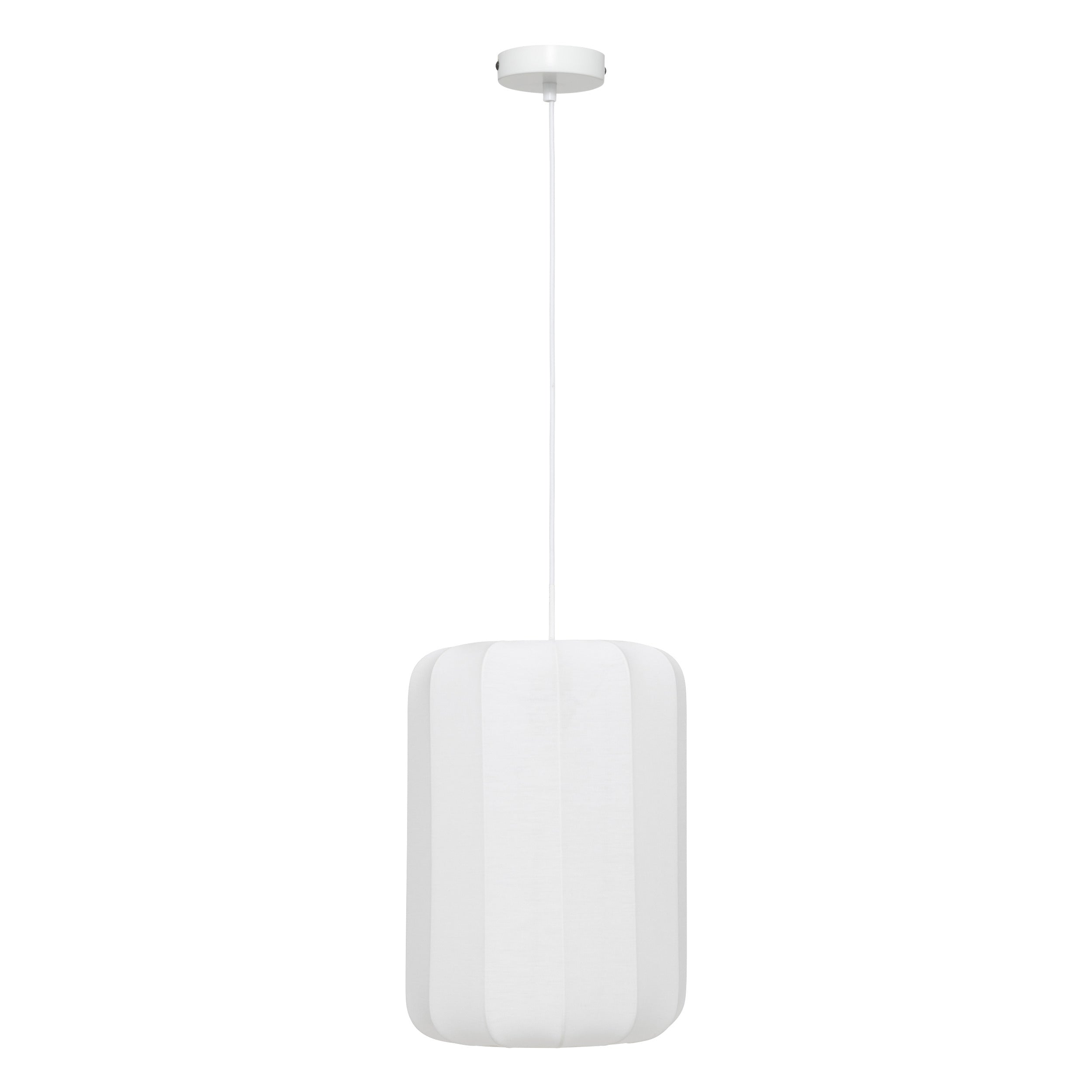 Atmosphera Hanglamp Tobie - Ø25xH35cm - Wit