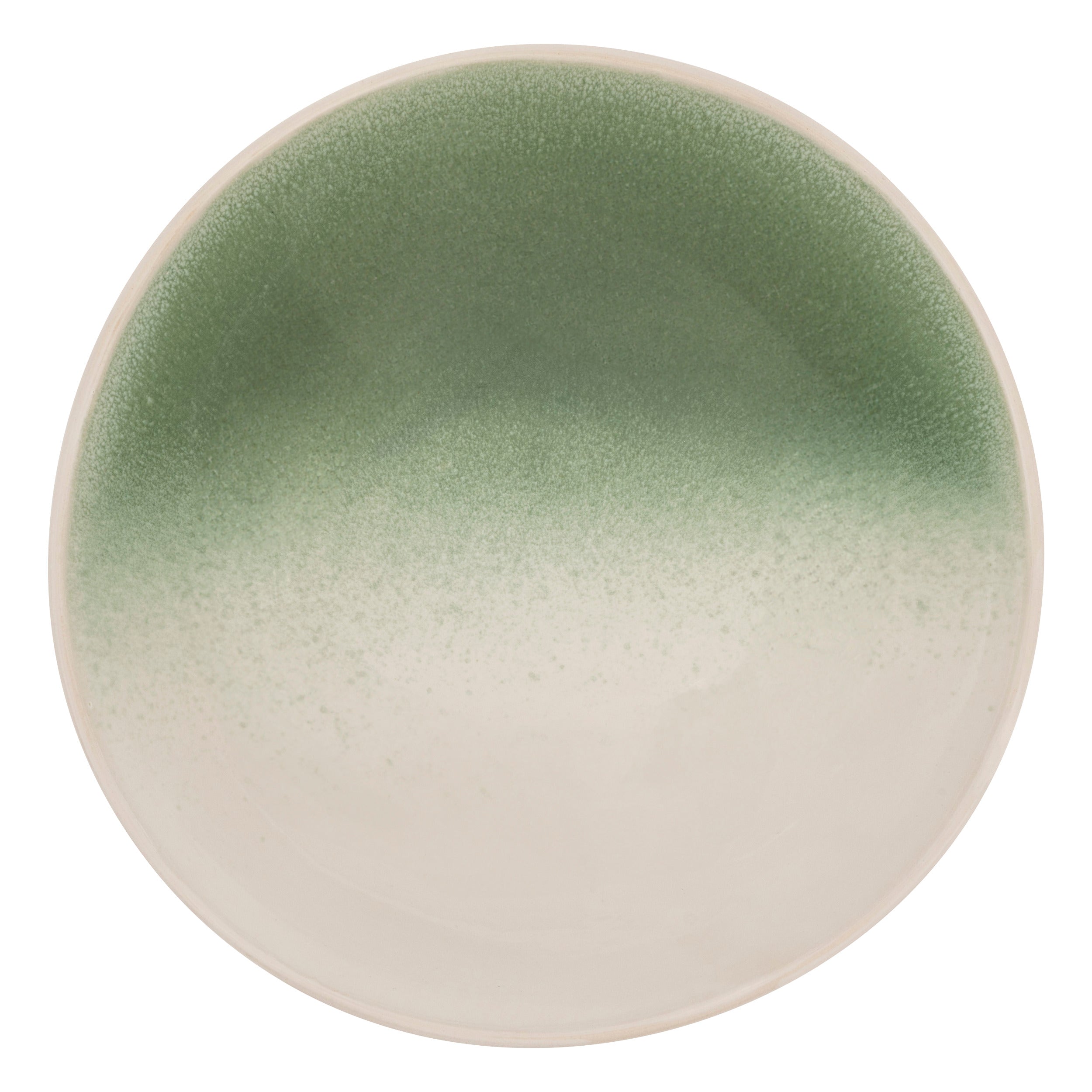 Secret de Gourmet Mala Diep bord Ø19cm - Set van 6 stuks - Wit/Groen
