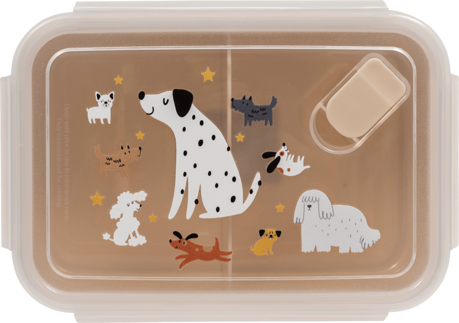 Petit Monkey Bentobox Fairytale Dragon Back to School - Pearl Stars