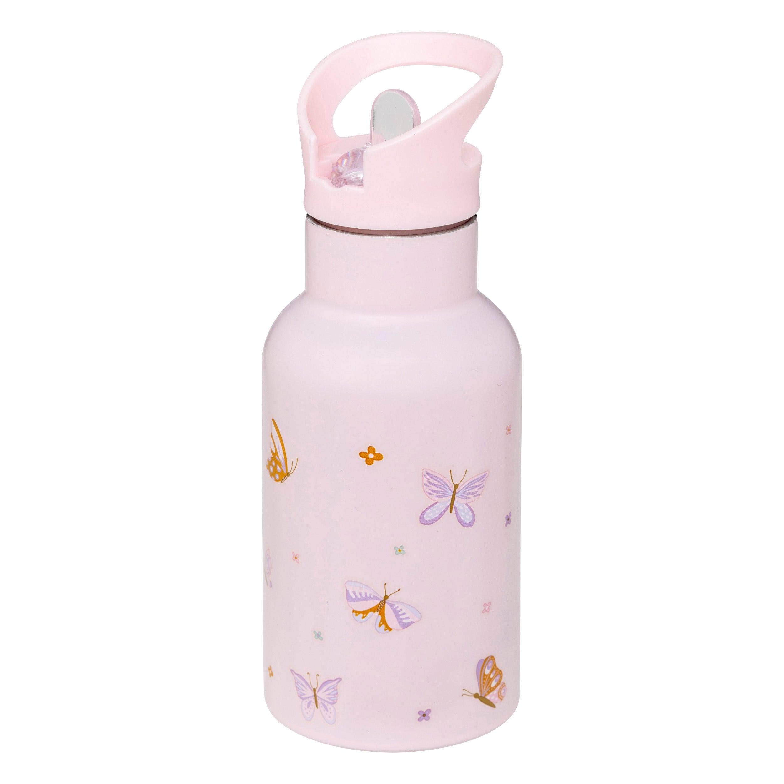 Atmosphera Kids Back to school - Drinkfles RVS - Roze - 350ML