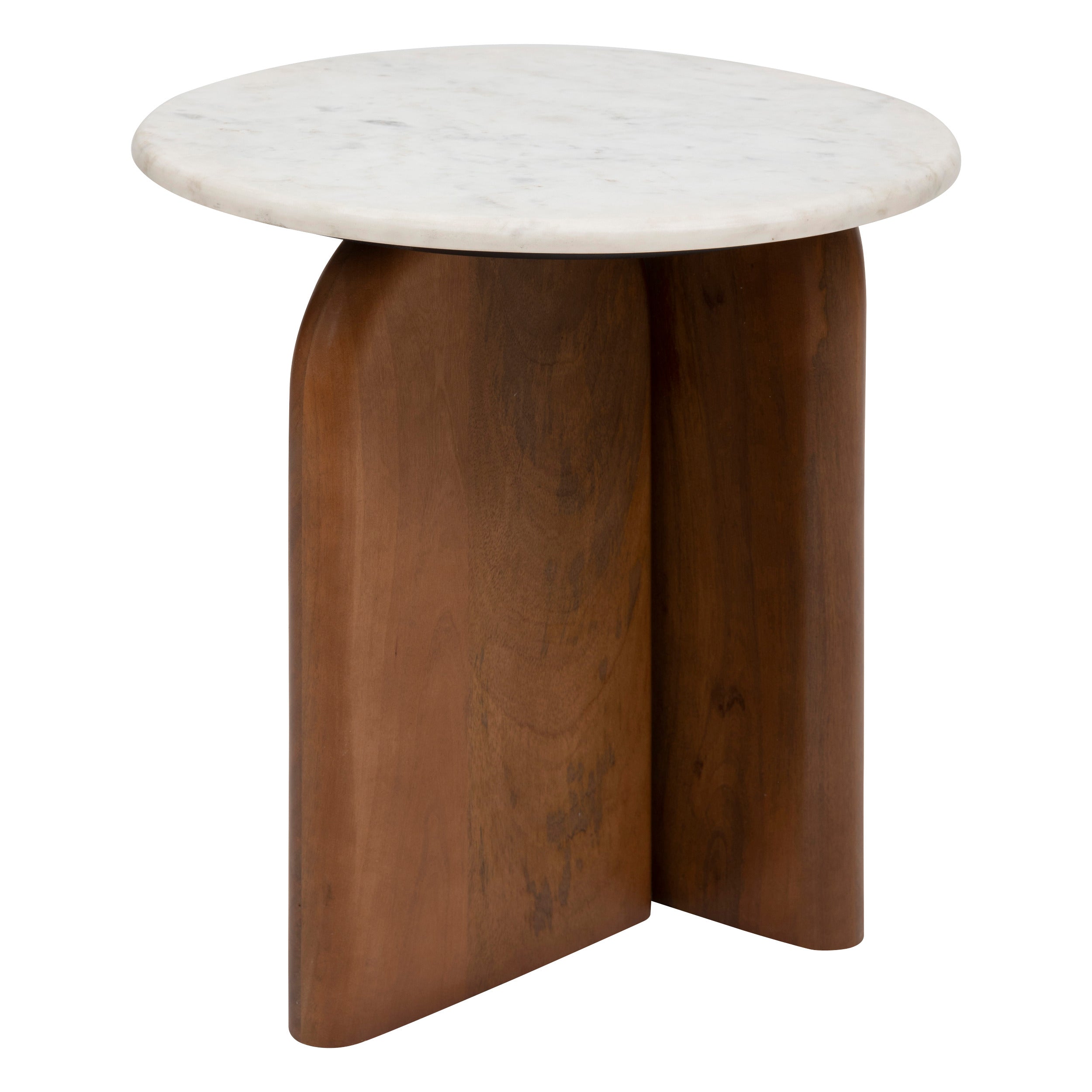 Atmosphera Nanda Bijzettafel - Ø51xH57cm - Bruin