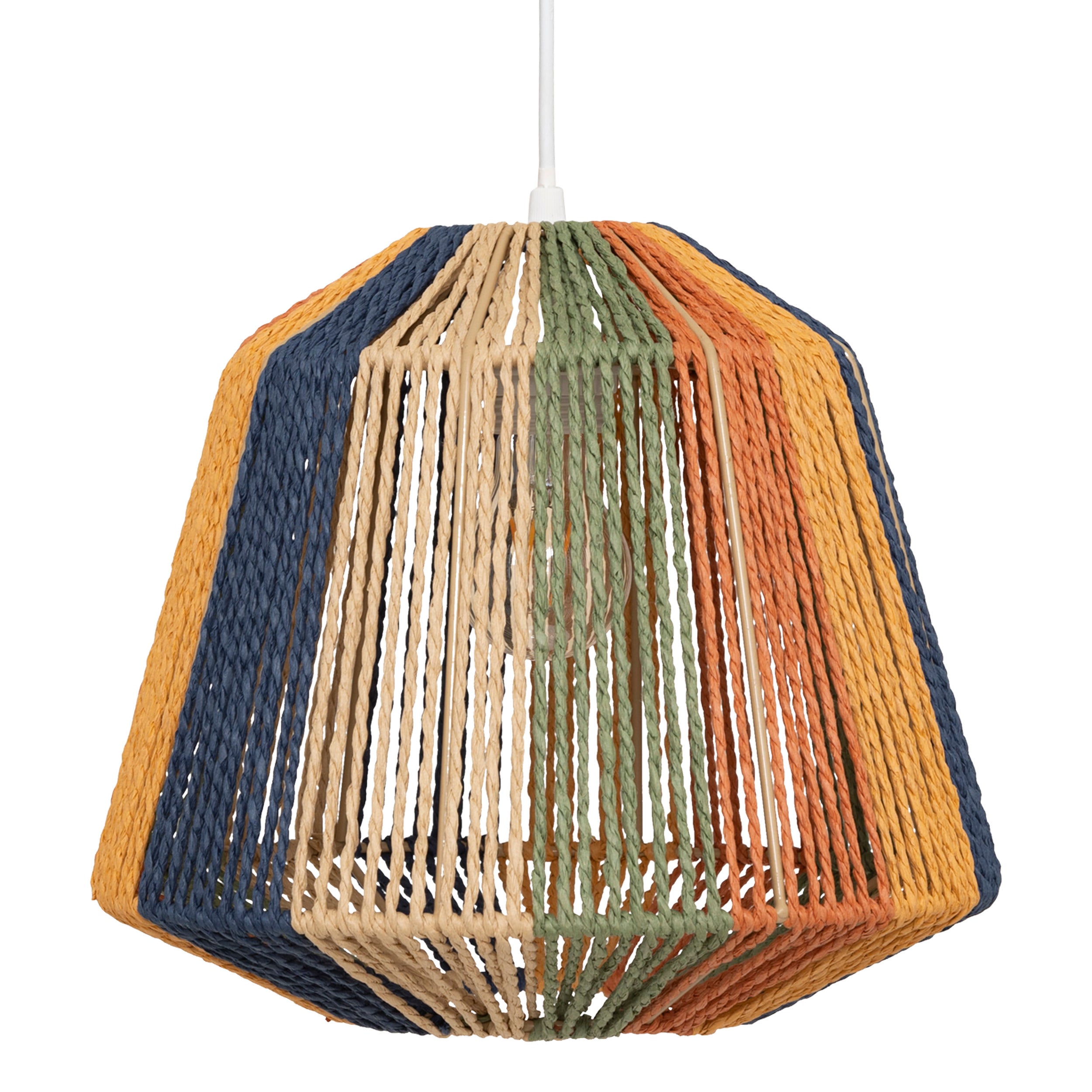 Atmosphera Hanglamp Touw - 30x26cm - Multi