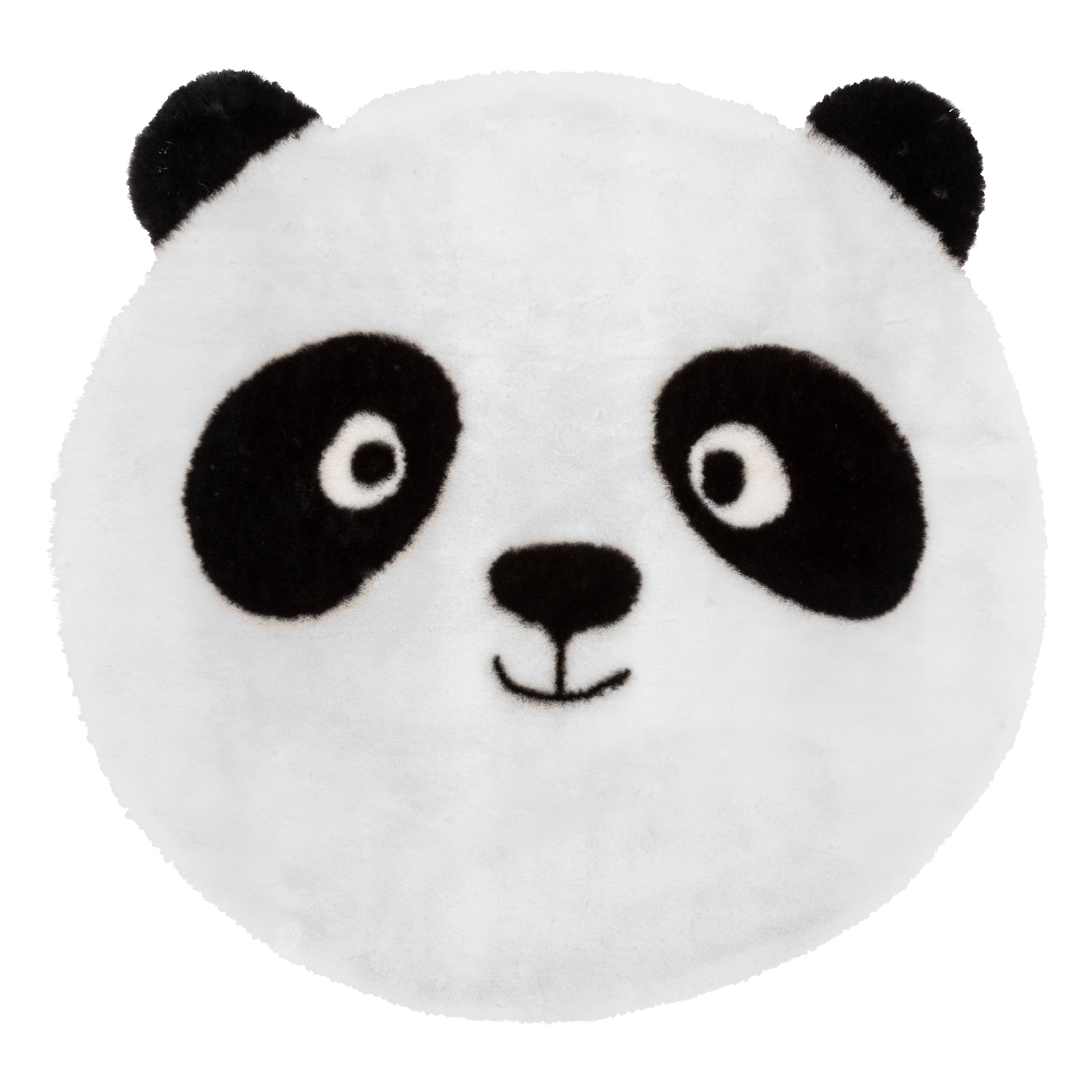 Atmosphera Kids Panda Vloerkleed - Ø100cm - Wit
