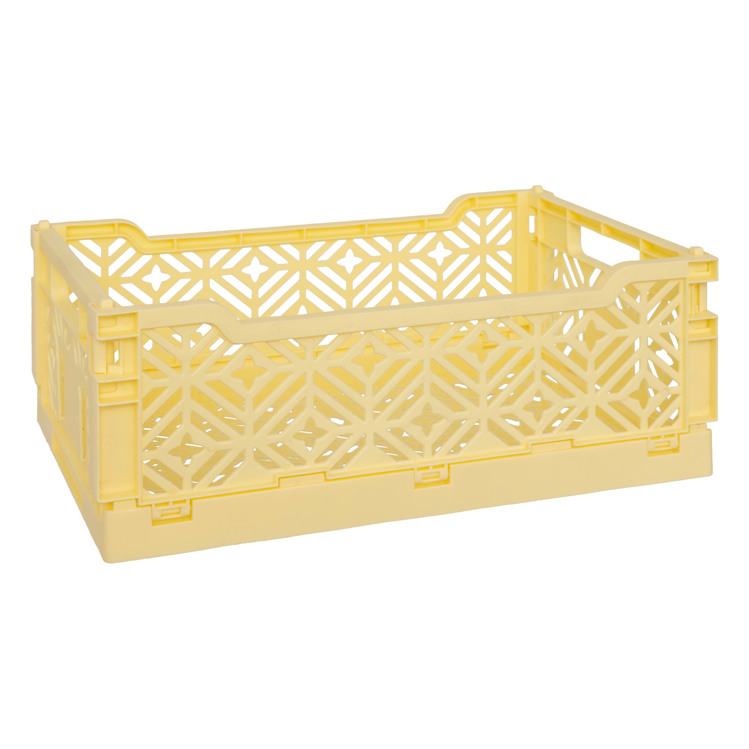 Atmosphera Kids Vouwkrat/Opbergkrat - Stapelbaar - 30x20x12cm - Geel