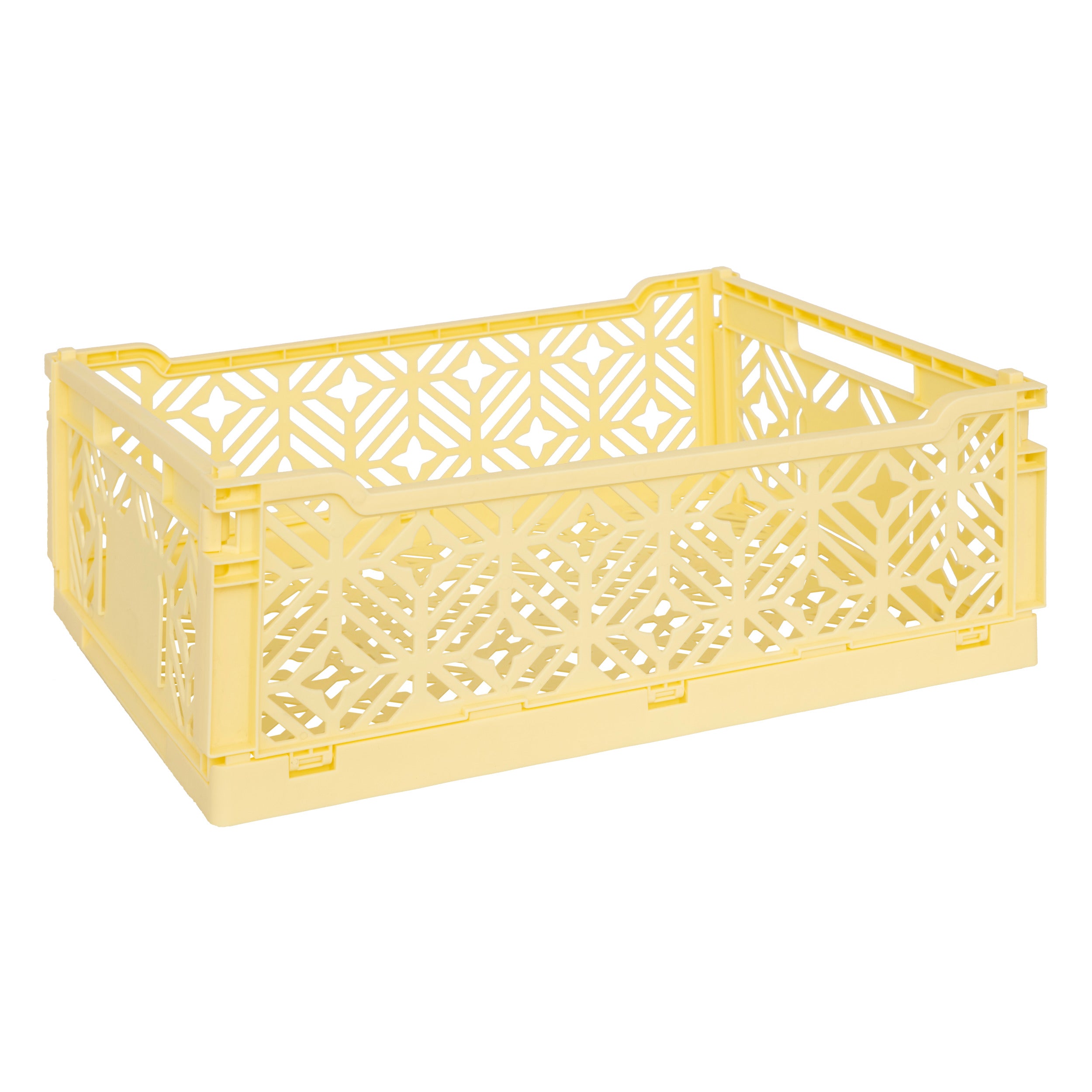 Atmosphera Kids Vouwkrat/Opbergkrat - Stapelbaar - 40x30x15cm - Geel