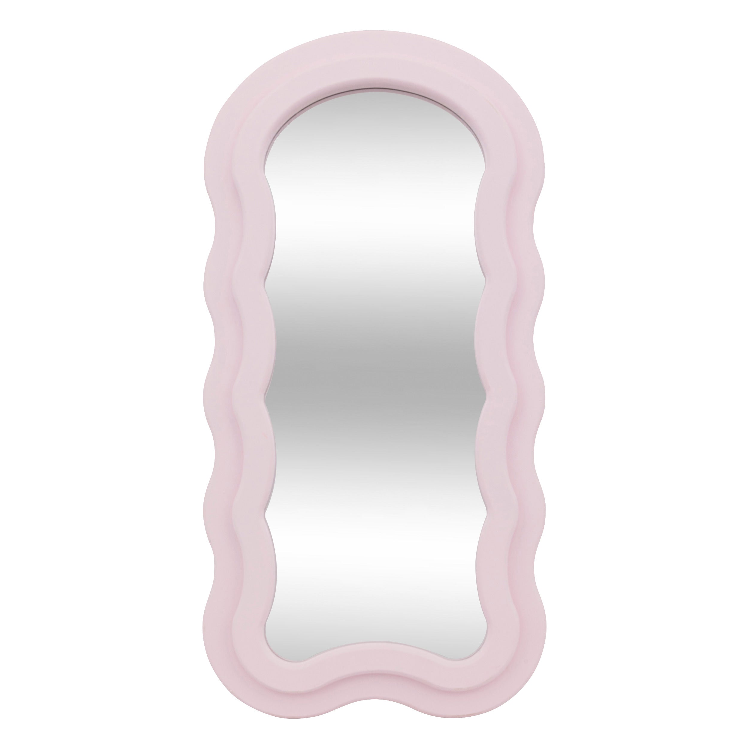 Atmosphera Kids Gegolfde Spiegel - 28x3x58cm - Roze