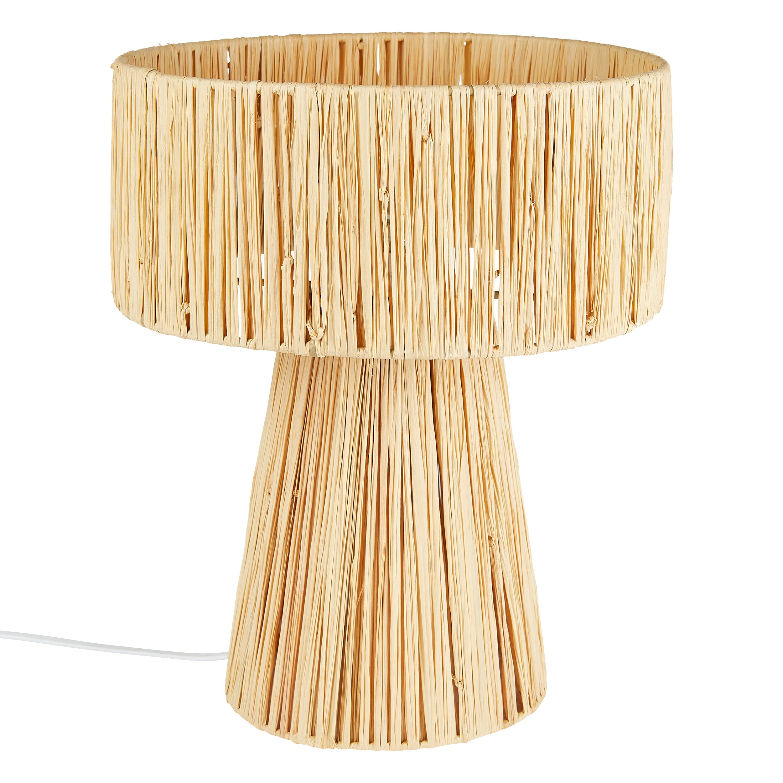 Atmosphera Hyacint Sphere Table Table Lampe - Ø22xh37cm - blanc / beige