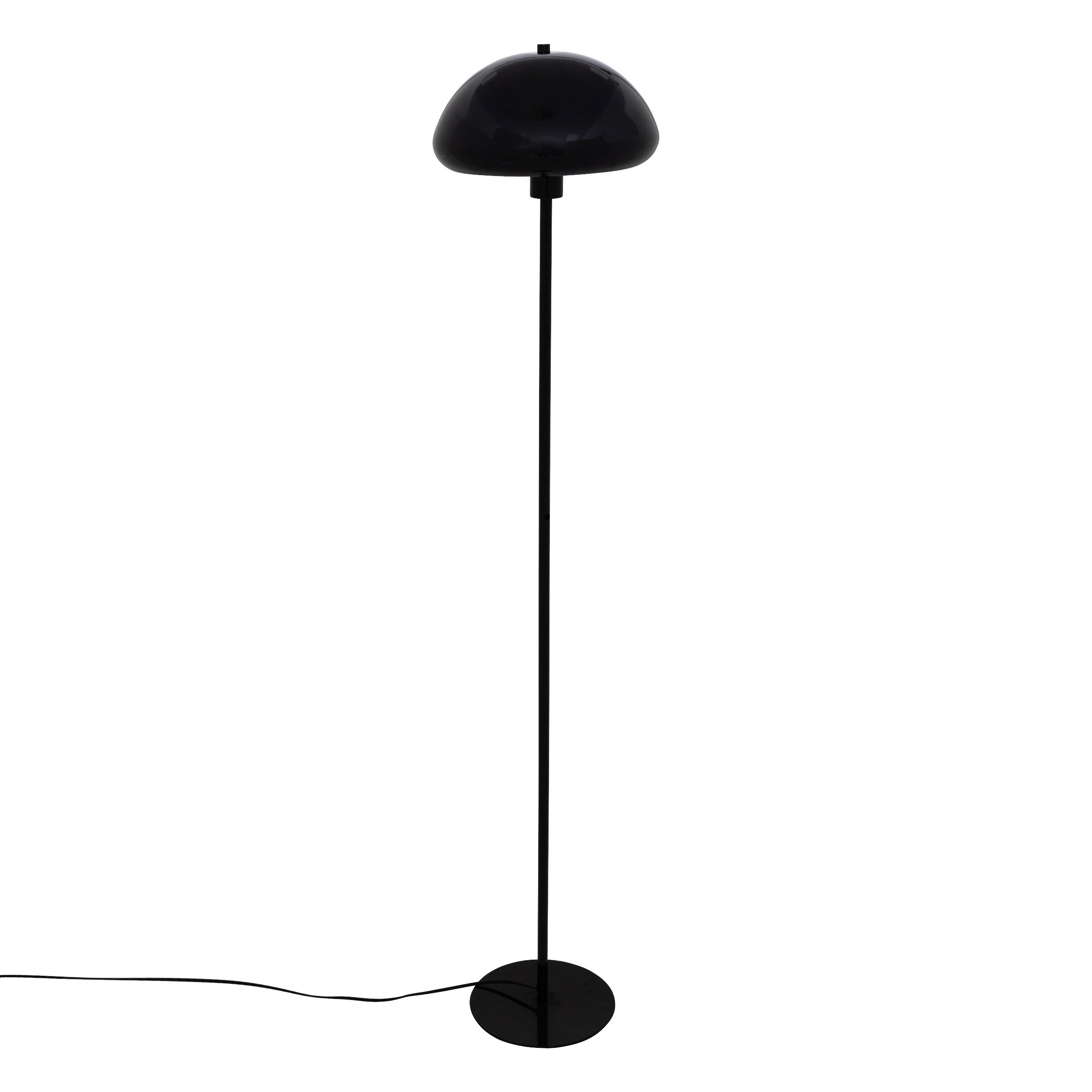 Lampadaire atmosphère alara 110x60xh177cm - bouton-poussoir - noir