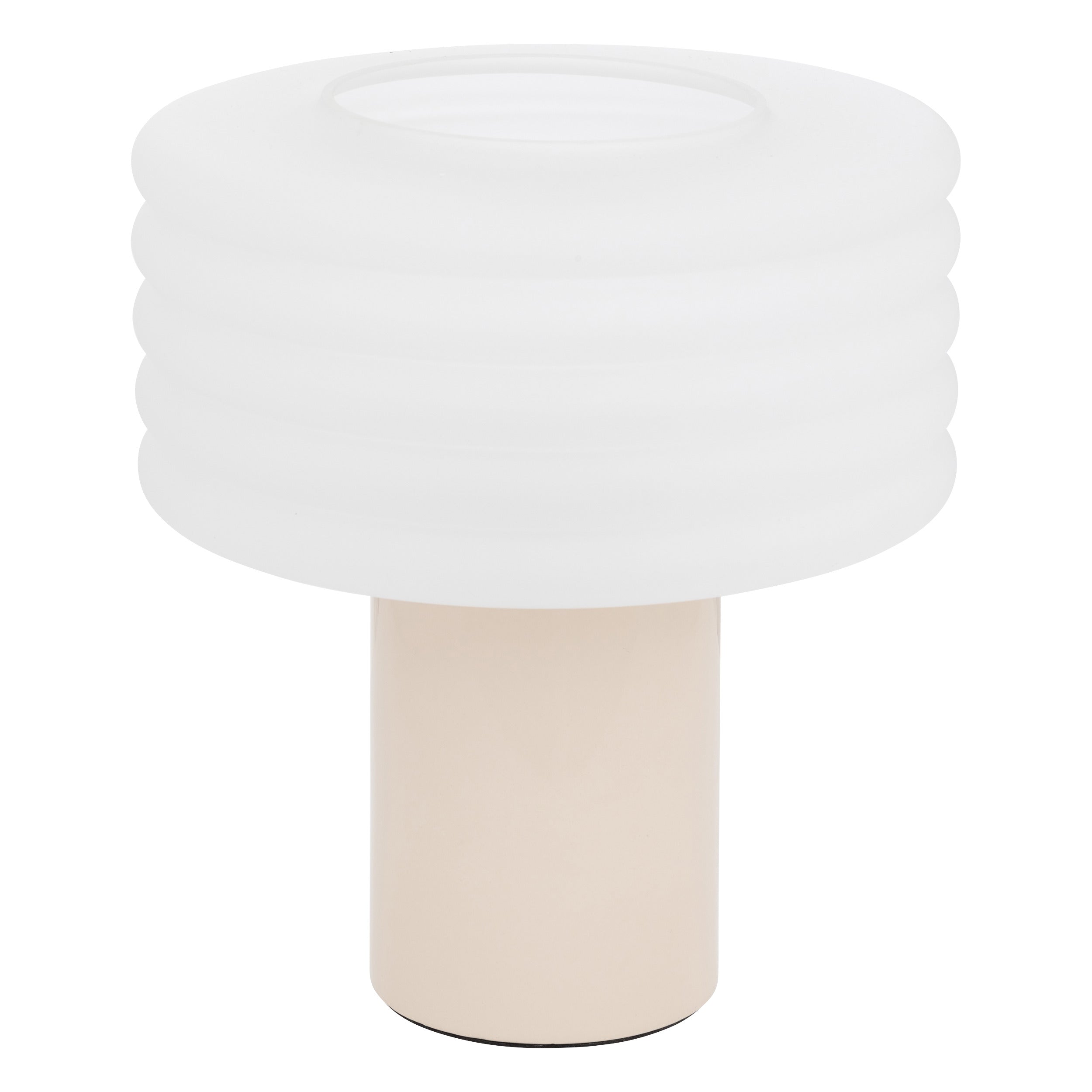Atmosphera Asti Tafellamp - Ø32xH36cm - Beige