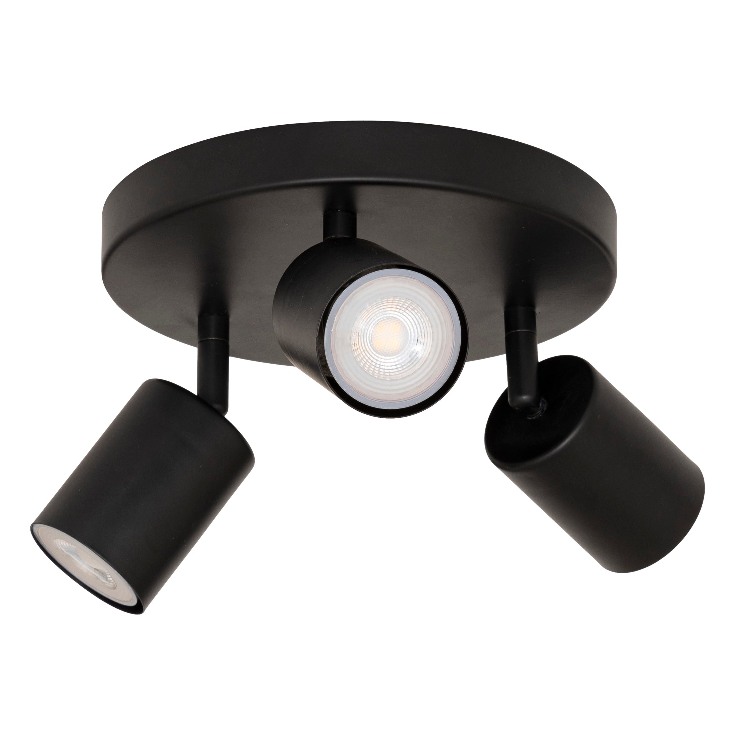 Atmosphera Vico Plafondlamp - Ø20xH14cm - Zwart