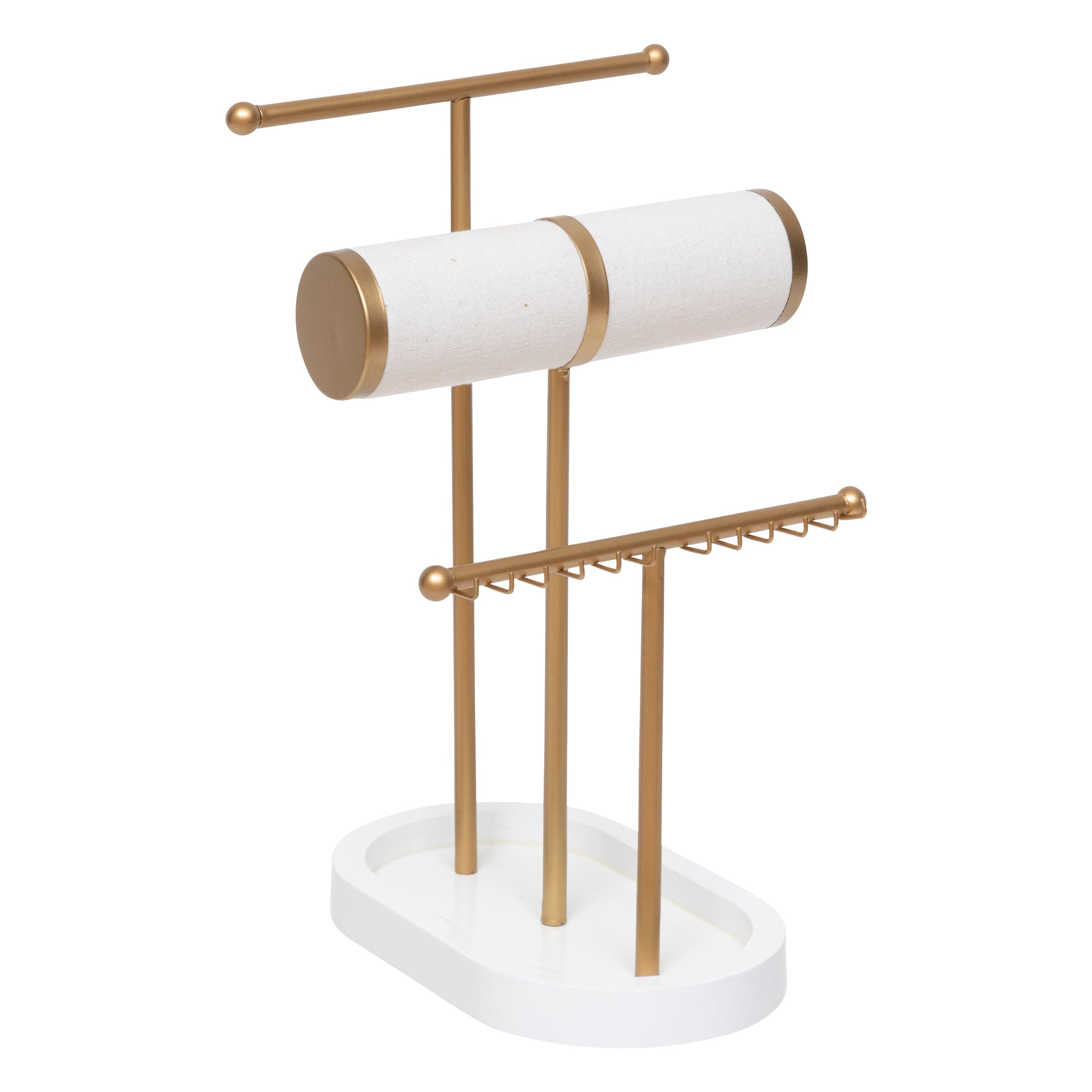 Atmosphera Wild Romance Jewelry holder - 31x20x20cm - Gold/White Metal