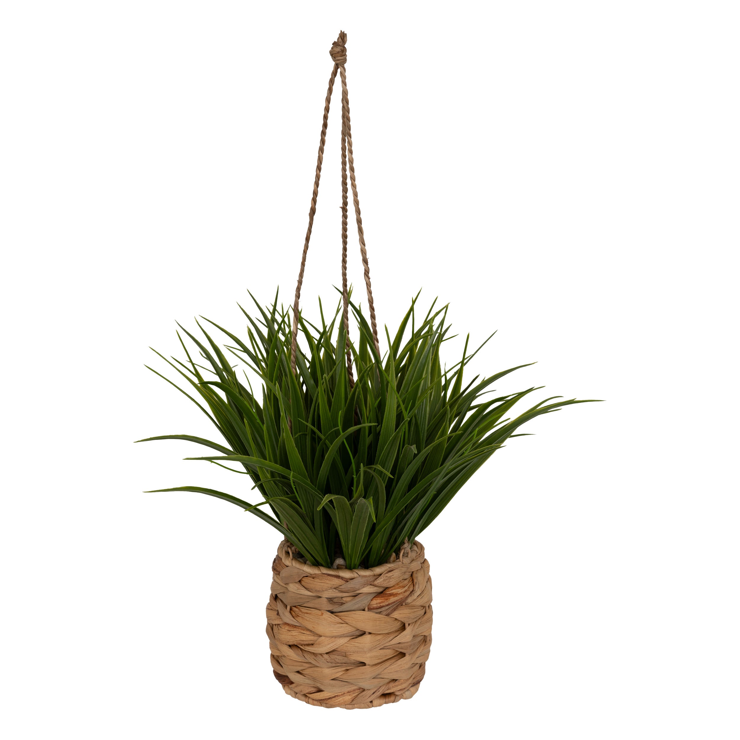 Atmosphère plante artificielle plante suspendue avec pot - 16x16x31cm - noir / vert