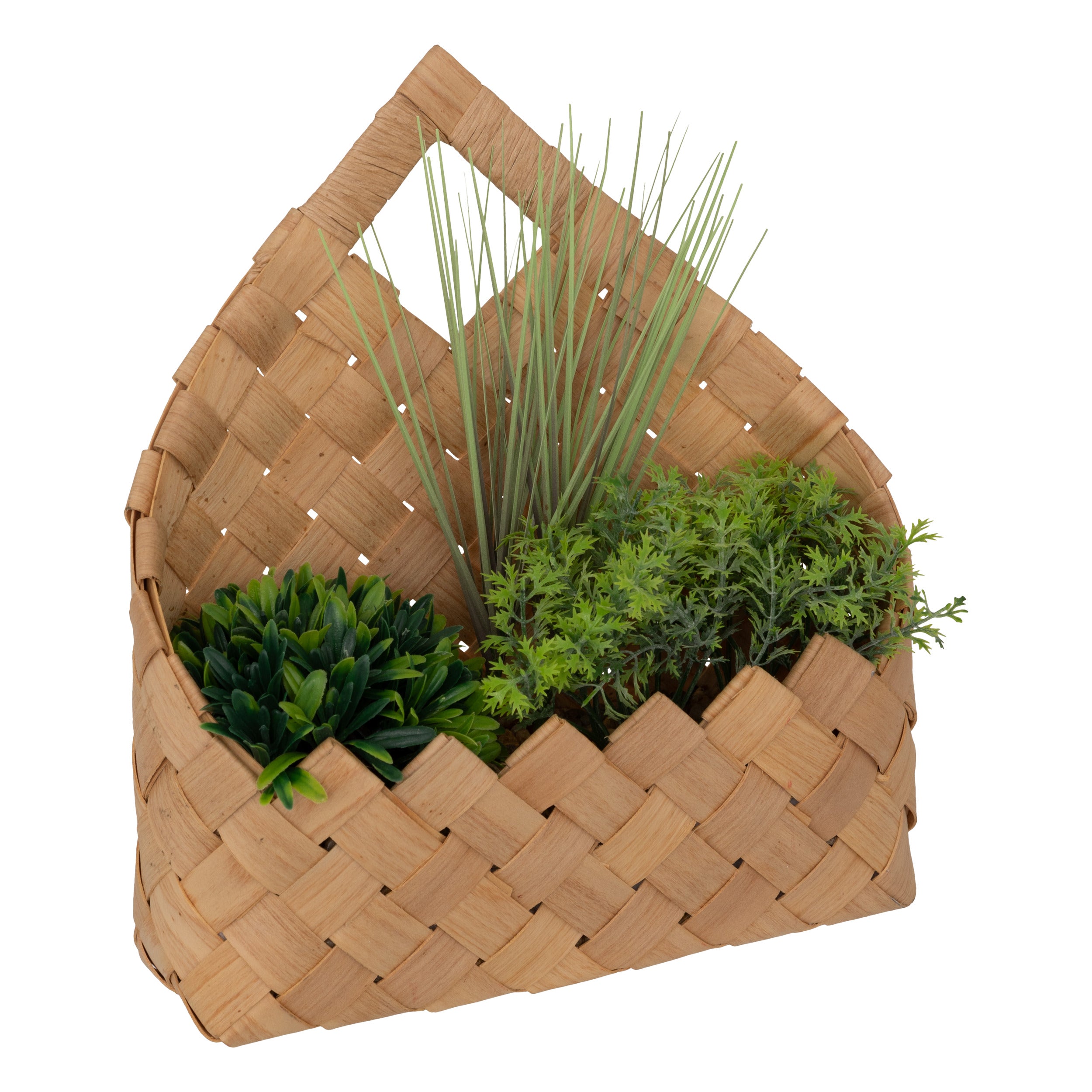 Atmosphère plante artificielle plante suspendue avec pot - 16x16x31cm - noir / vert