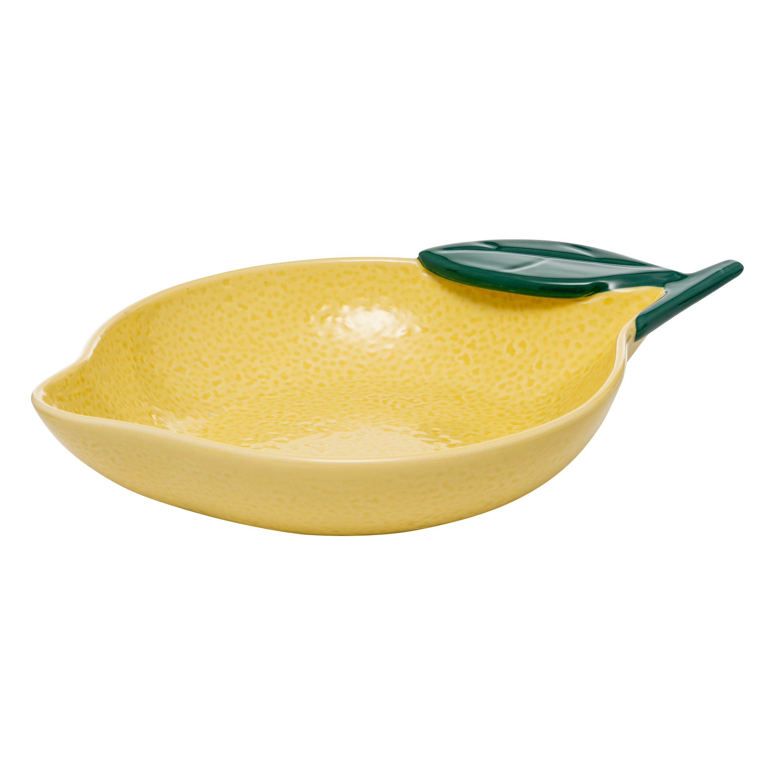 Secret De Gourmet Citroen Ceramic Bowl - 15x10x5cm - Geel