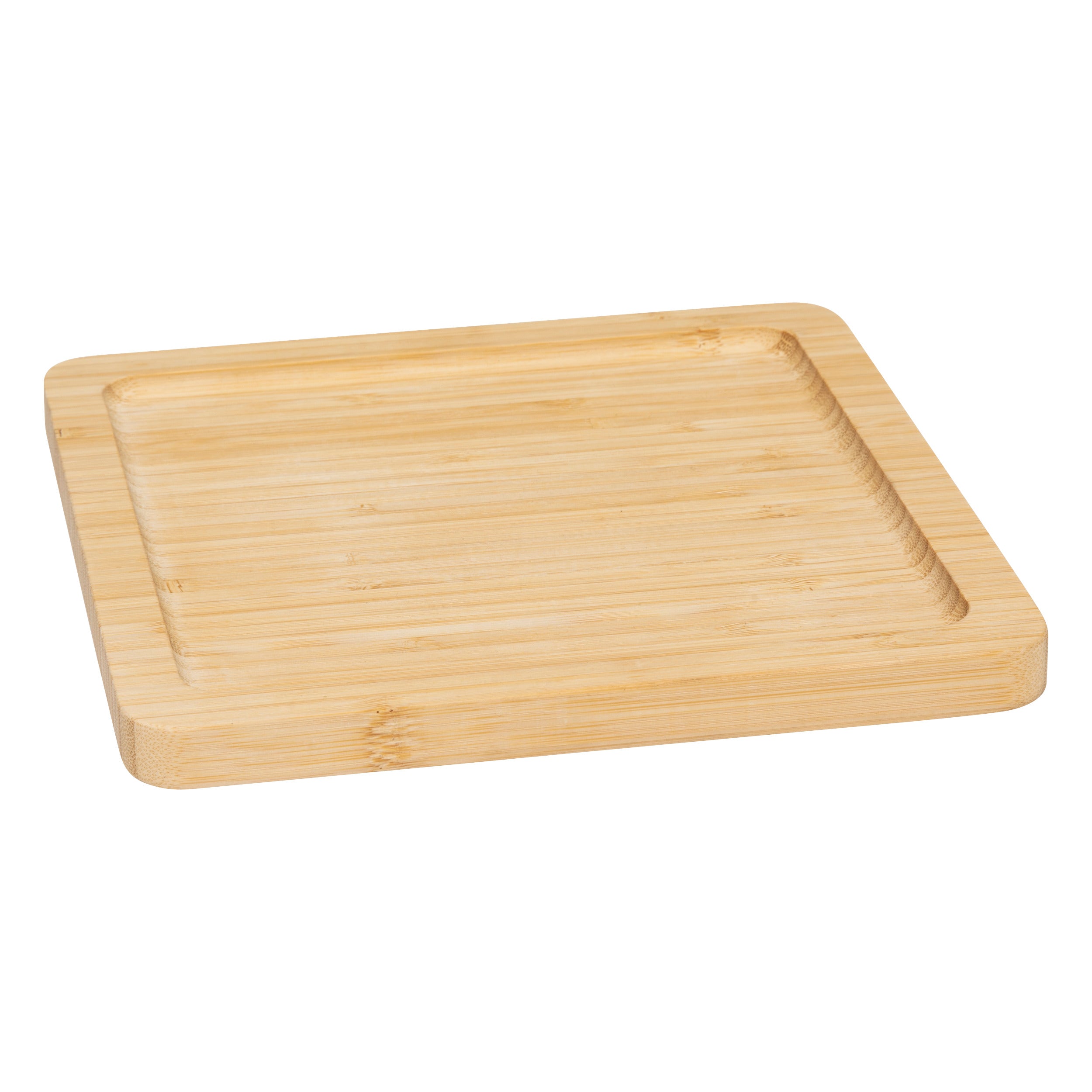 Secret de Gourmet Rio Bamboe Presentatieplank - 20x20x2cm - Beige
