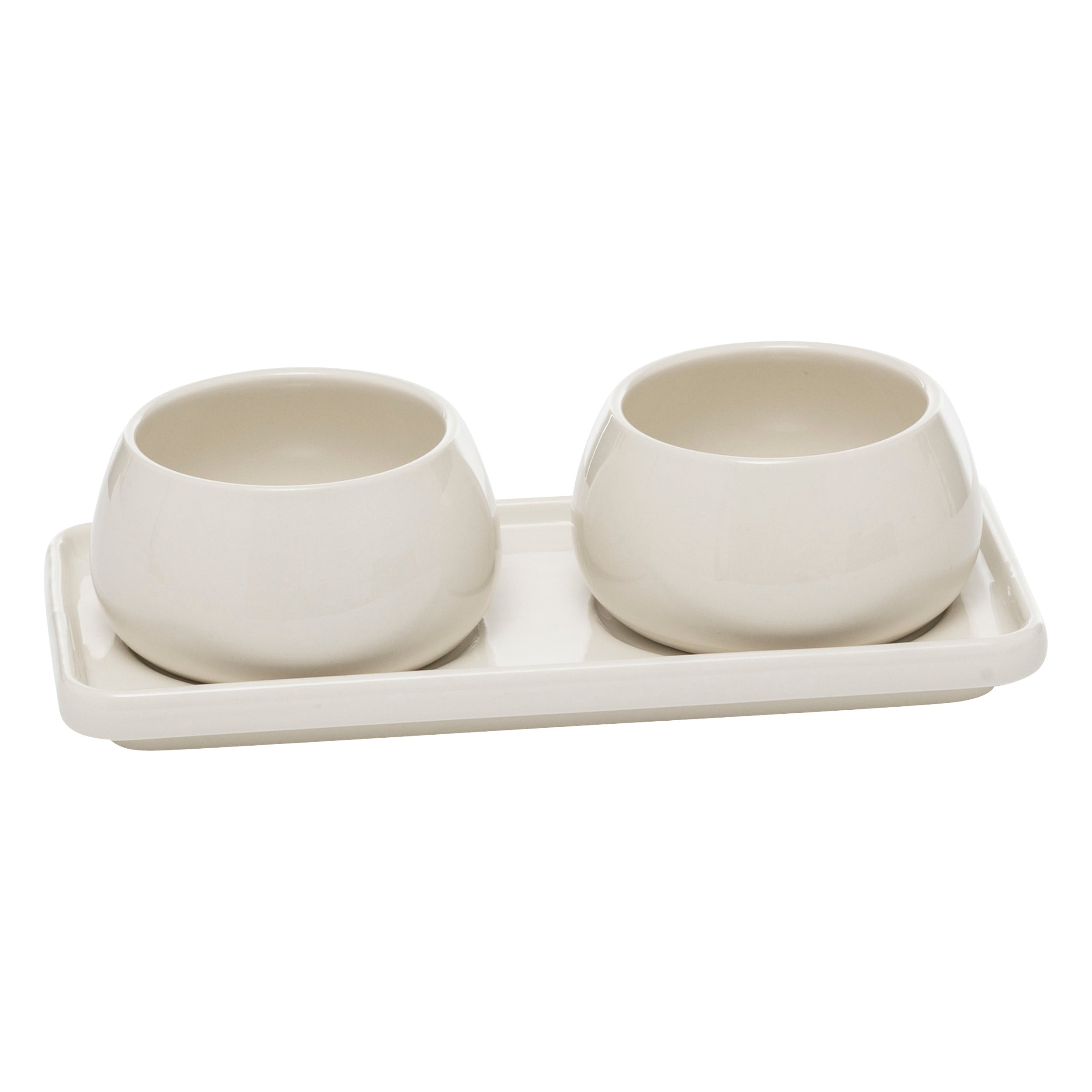 Secret de Gourmet Nora Aperitief set - 3-delig - Wit