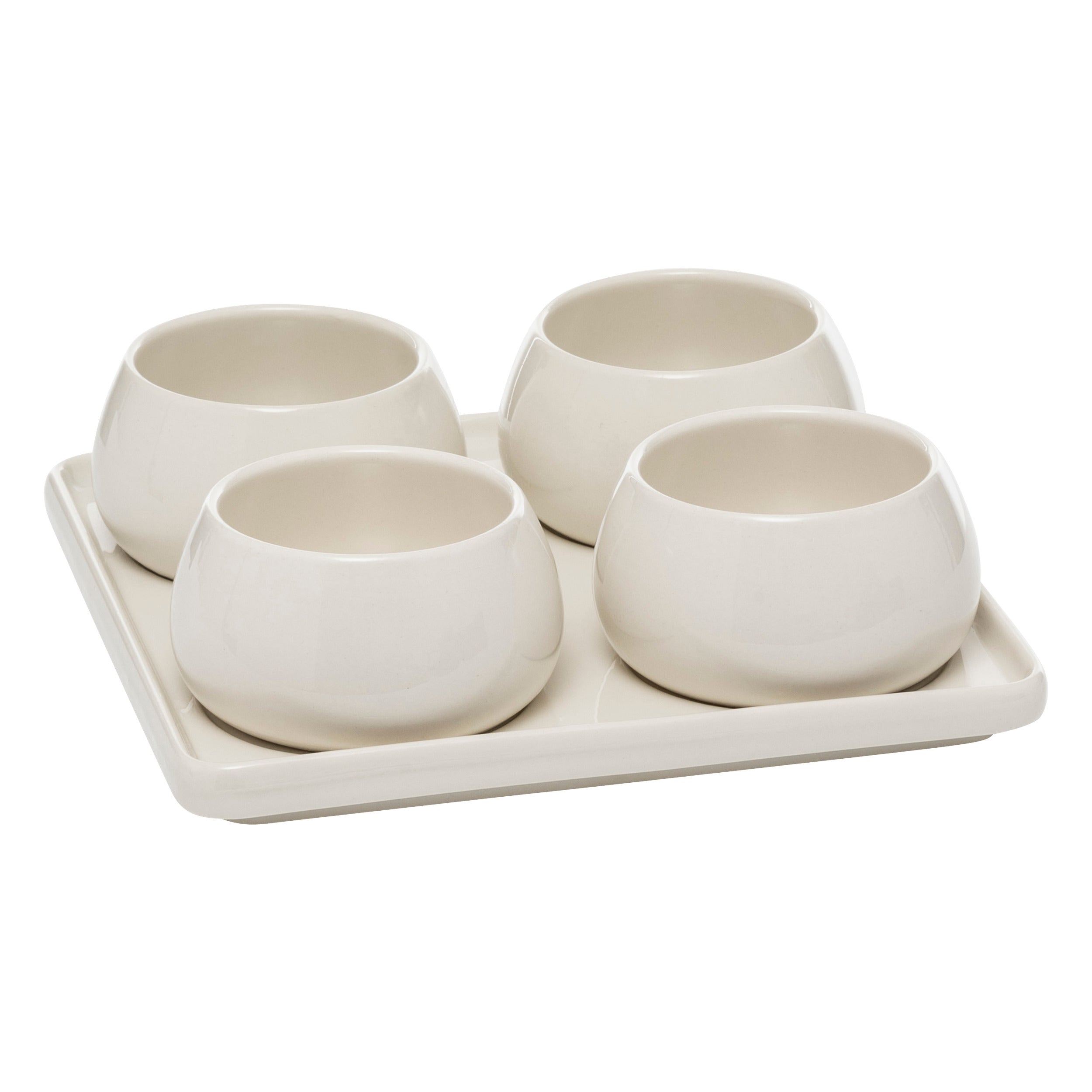 Secret de Gourmet Nora Aperitief set - 5-delig - Wit