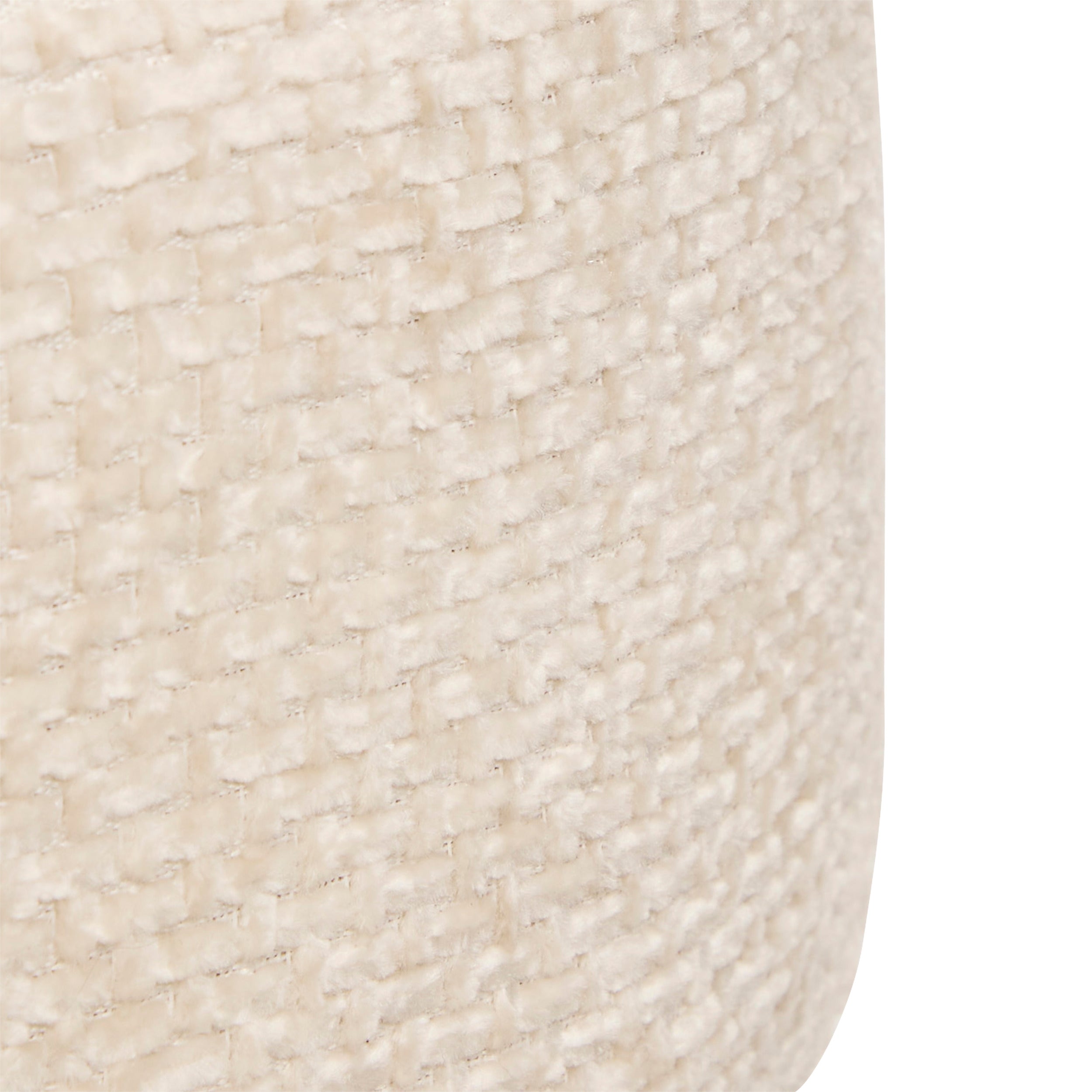 Pouf Sevi Atmosphera - Bouclé - Blanc