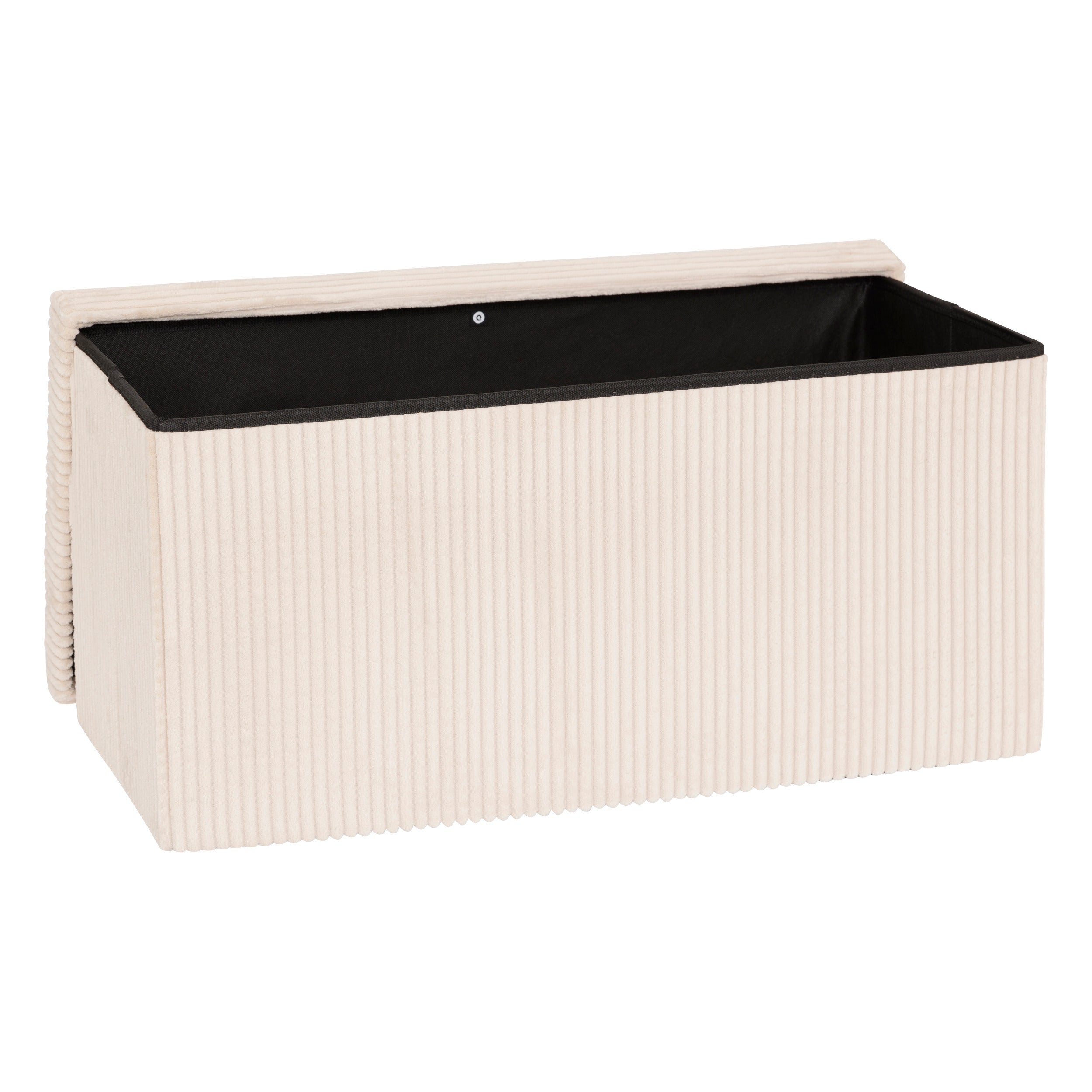 Atmospaa Poef Velvet - 76x38x38cm - faltbar - Inkblauw
