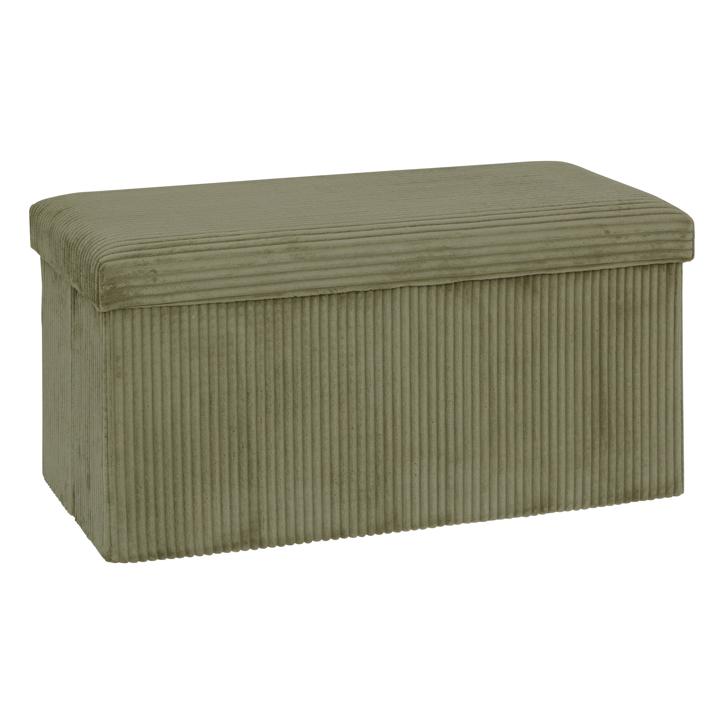 Atmospaa Poef Velvet - 76x38x38cm - faltbar - Inkblauw