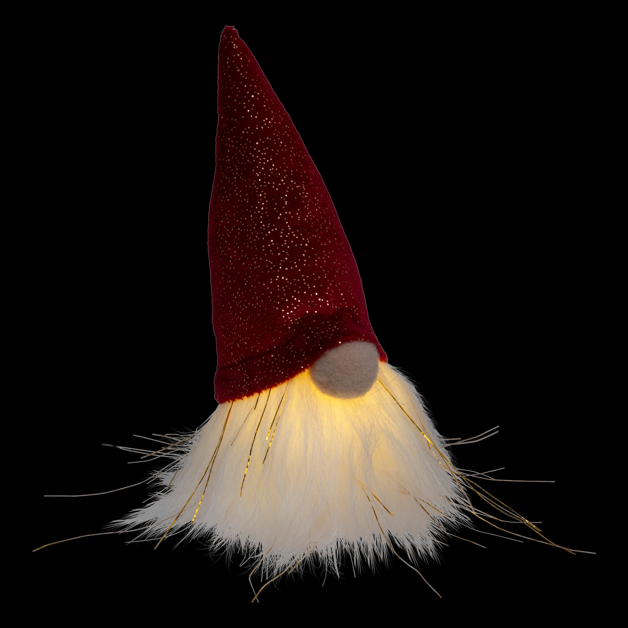 Fééric Lights and Christmas Kerst Verlichte Kabouter - Ø6cmxH13cm - Rood