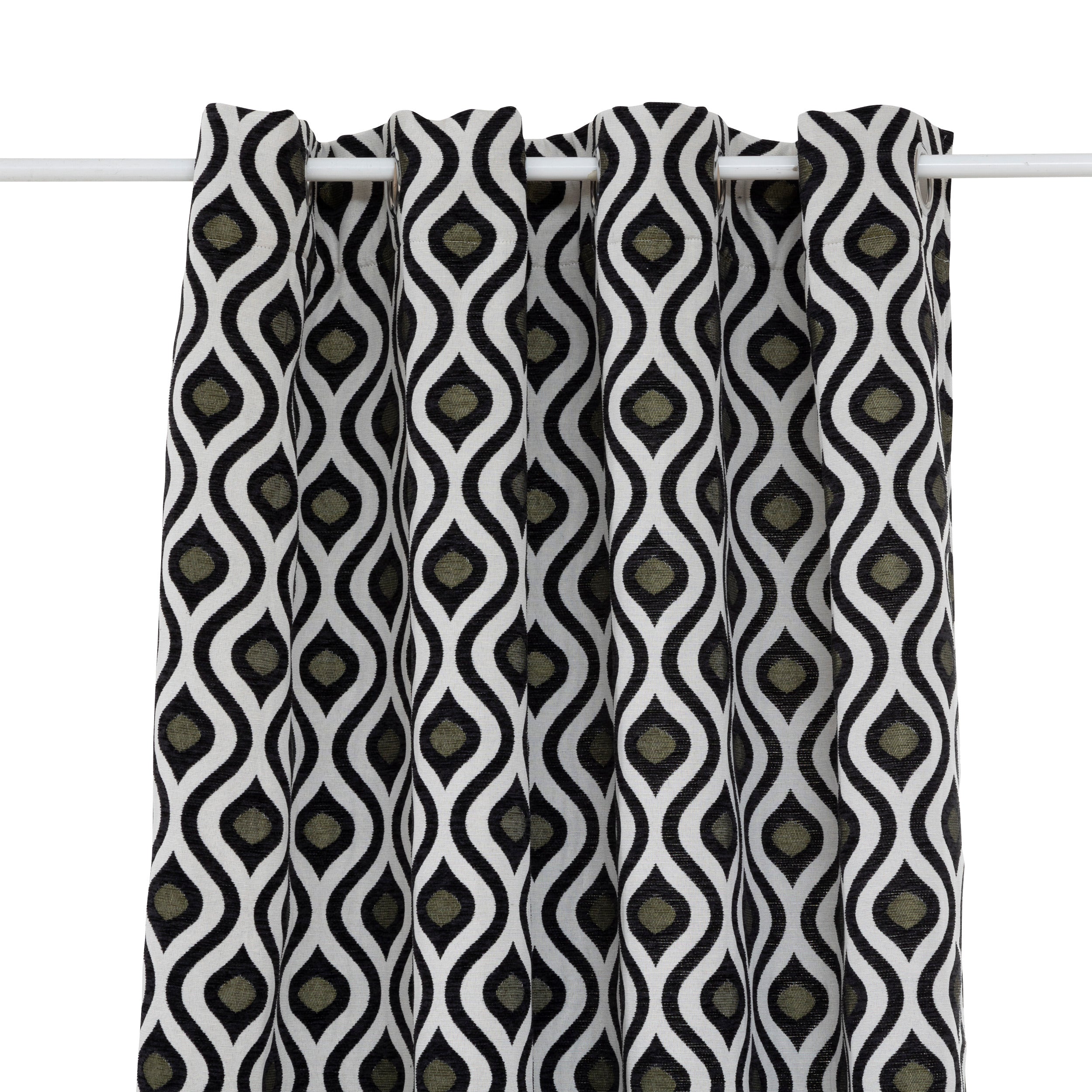 Atmosphera Insulating Taupe curtain with 140 x 260 cm - curtain window coverings - ready-made curtains with hooks and rings