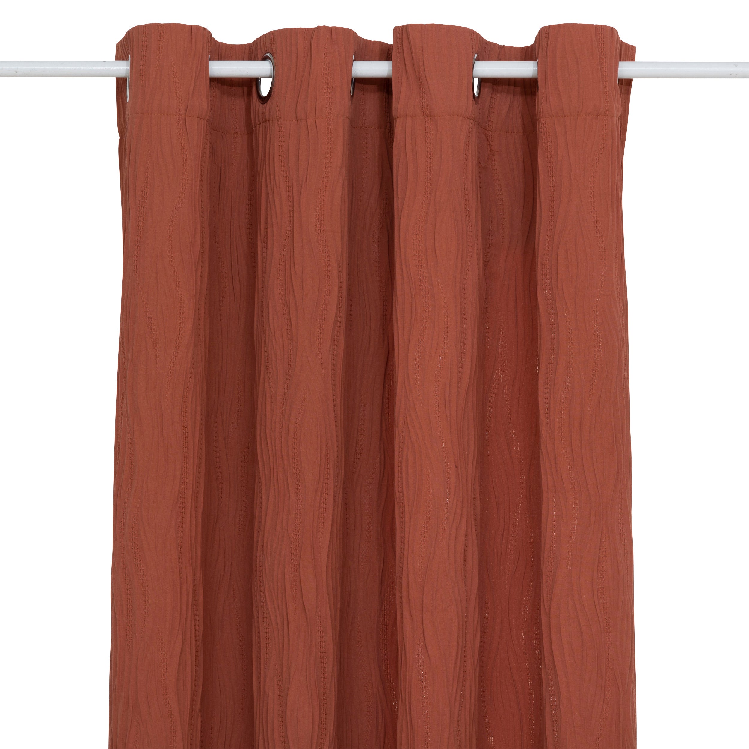 Atmosphera Insulating Taupe curtain with 140 x 260 cm - curtain window coverings - ready-made curtains with hooks and rings
