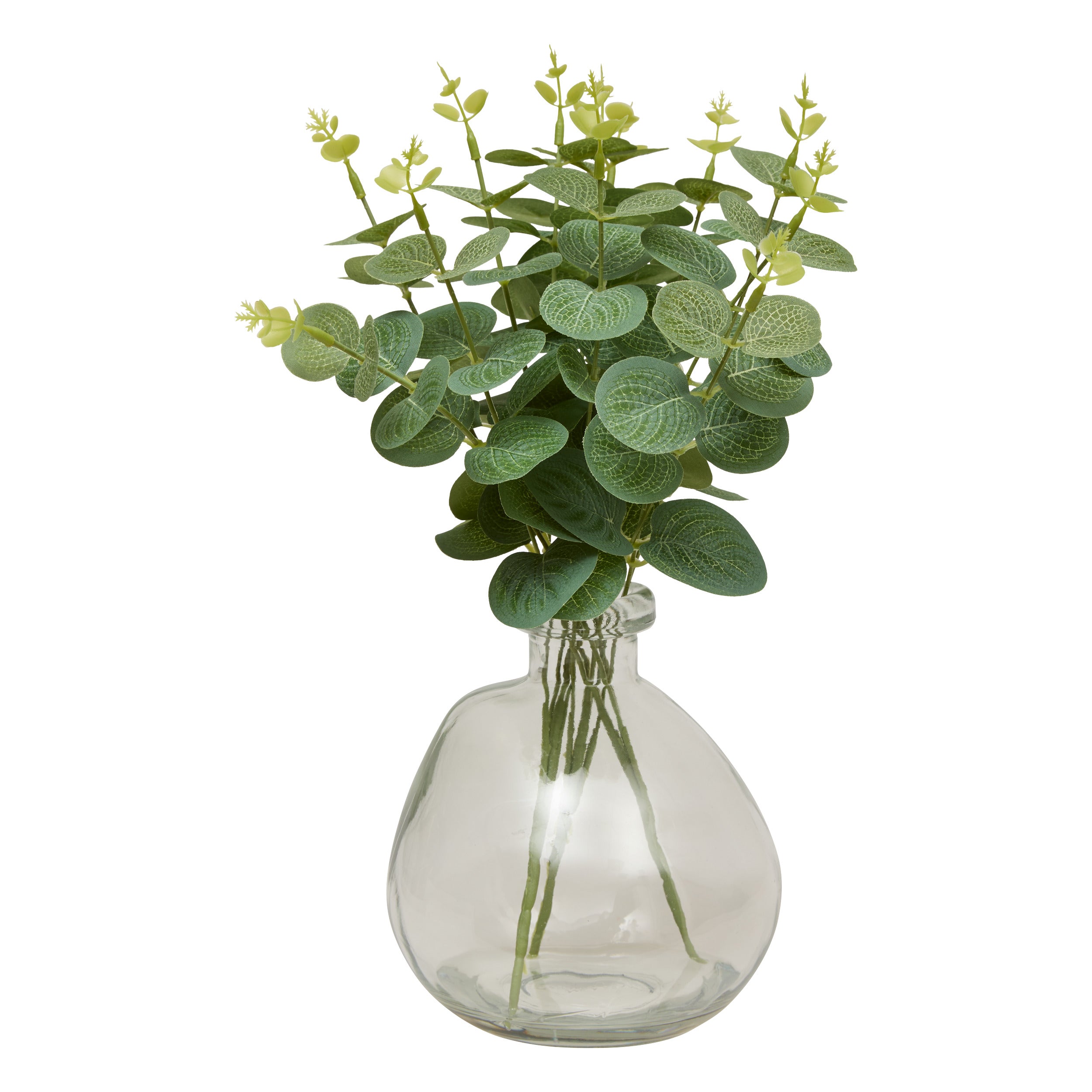 Atmosphera artificial plant hanging plant with pot - 16x16x31cm - black/green