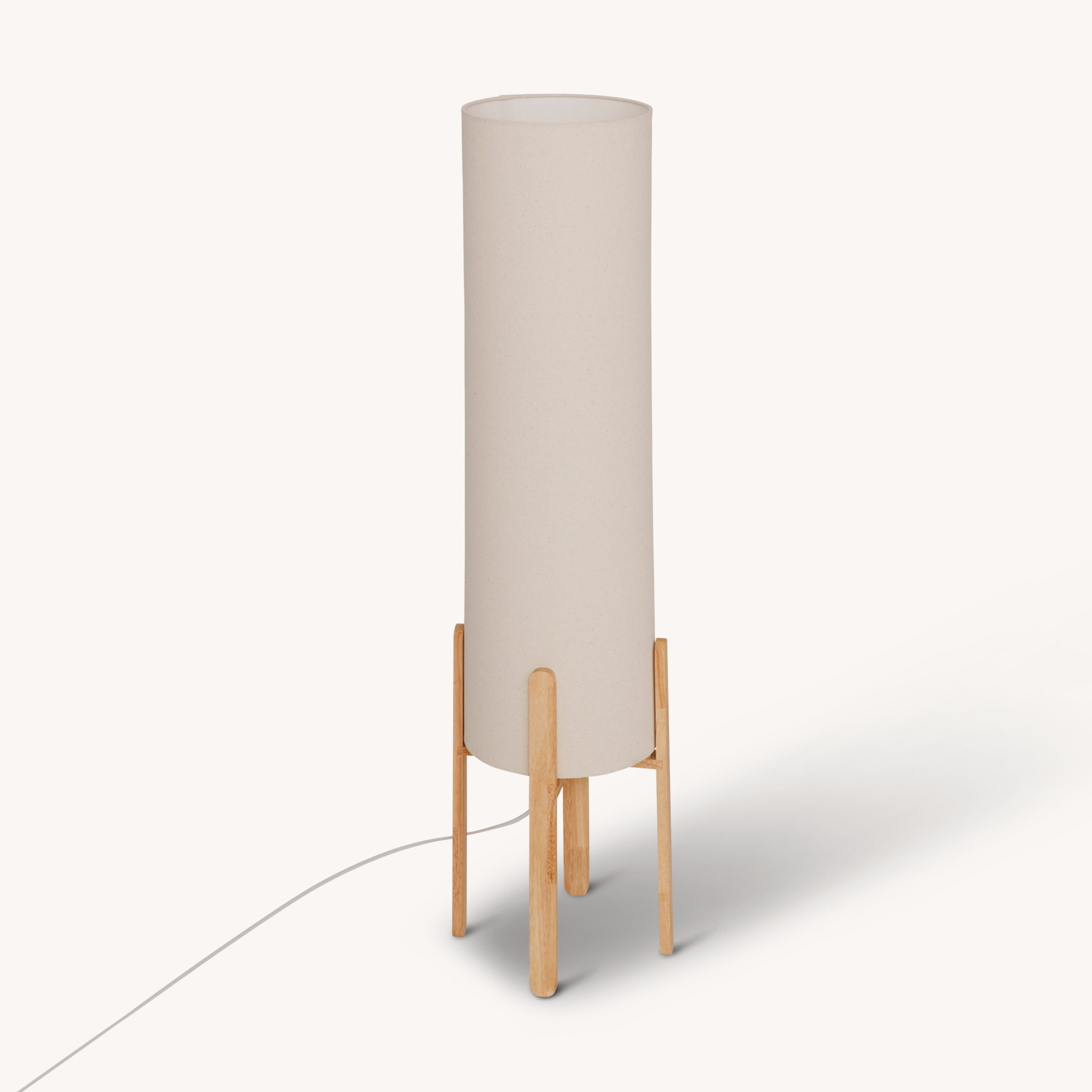 Lampadaire atmosphère alara 110x60xh177cm - bouton-poussoir - noir