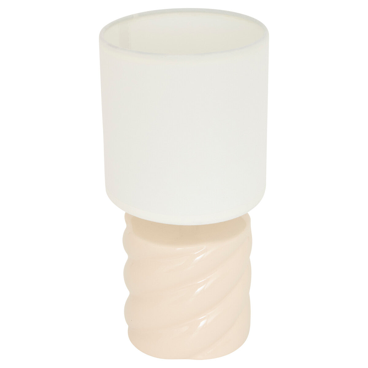 Atmosphera Lito Lampe de Table/Lampe Champignon - Ø20xH25cm - Noir