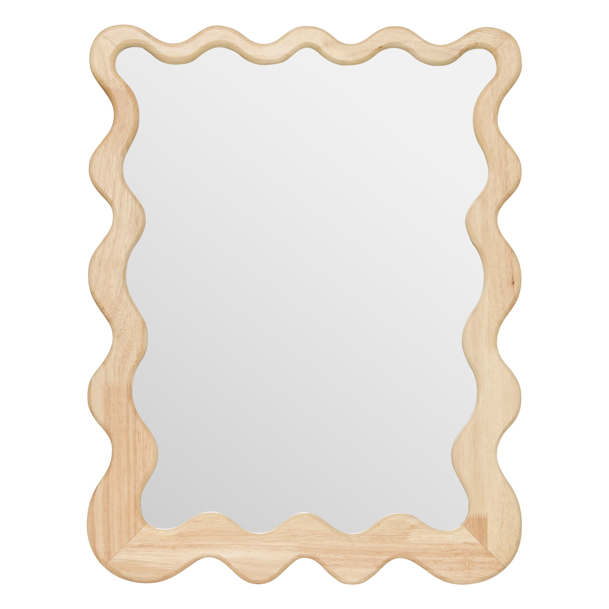 Atmosphera Brooke Houten Wandspiegel - 62x48cm - Naturel