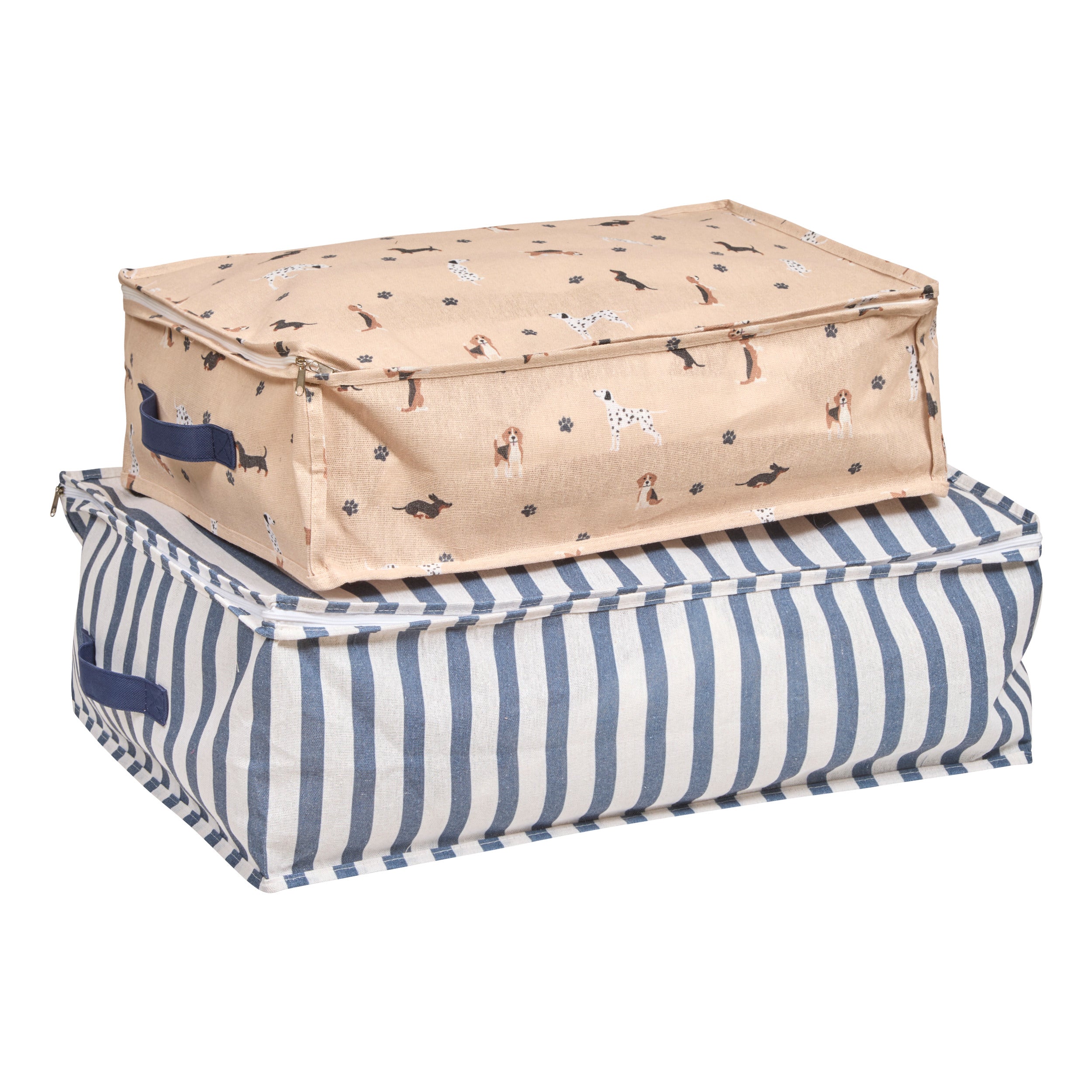 Atmosphera Kids Hond opberg Zippy set - Set van 2 stuks - 60x20x40cm - Opvouwbaar - Multi