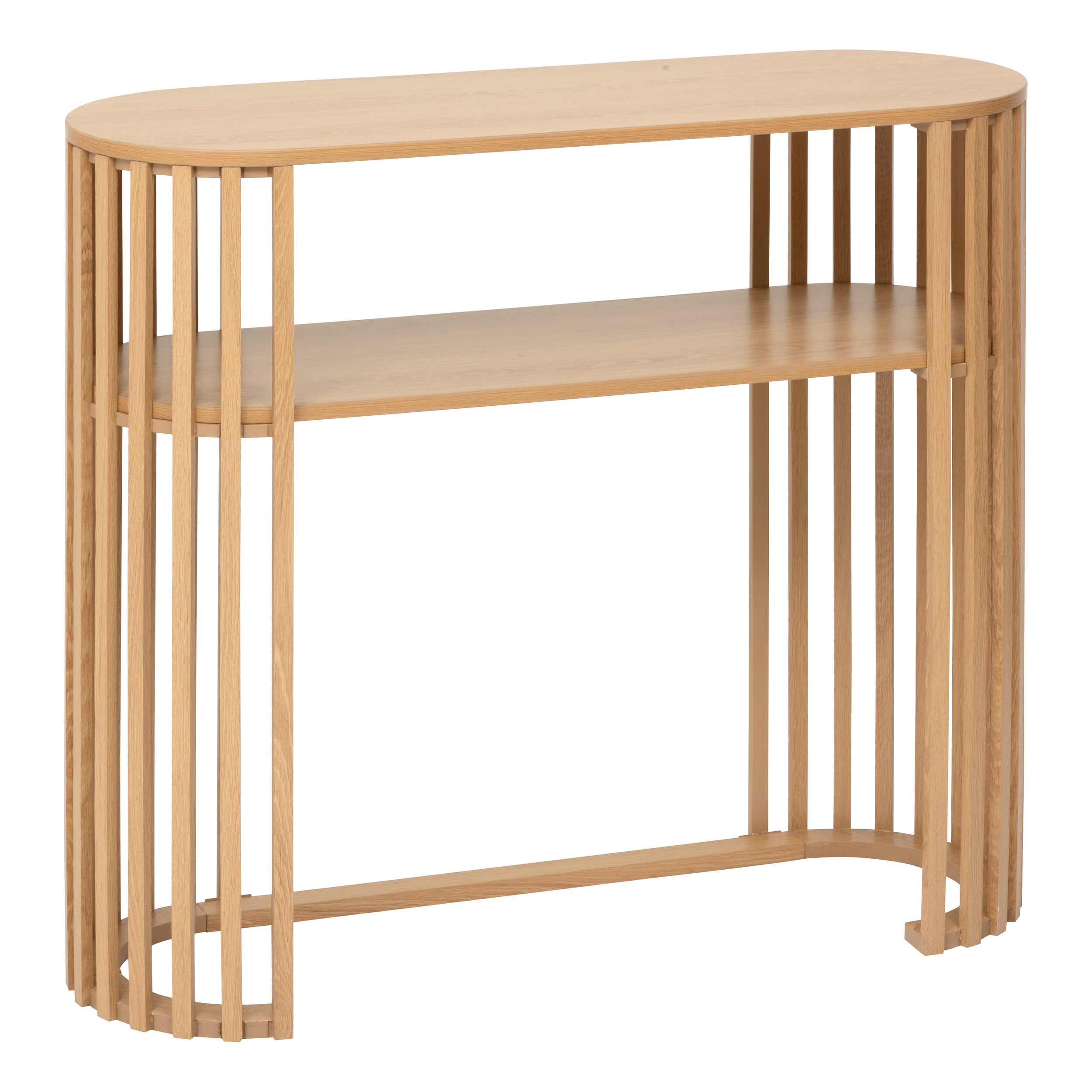 5Five Slat Consoletafel - 100x36x85cm - Bruin