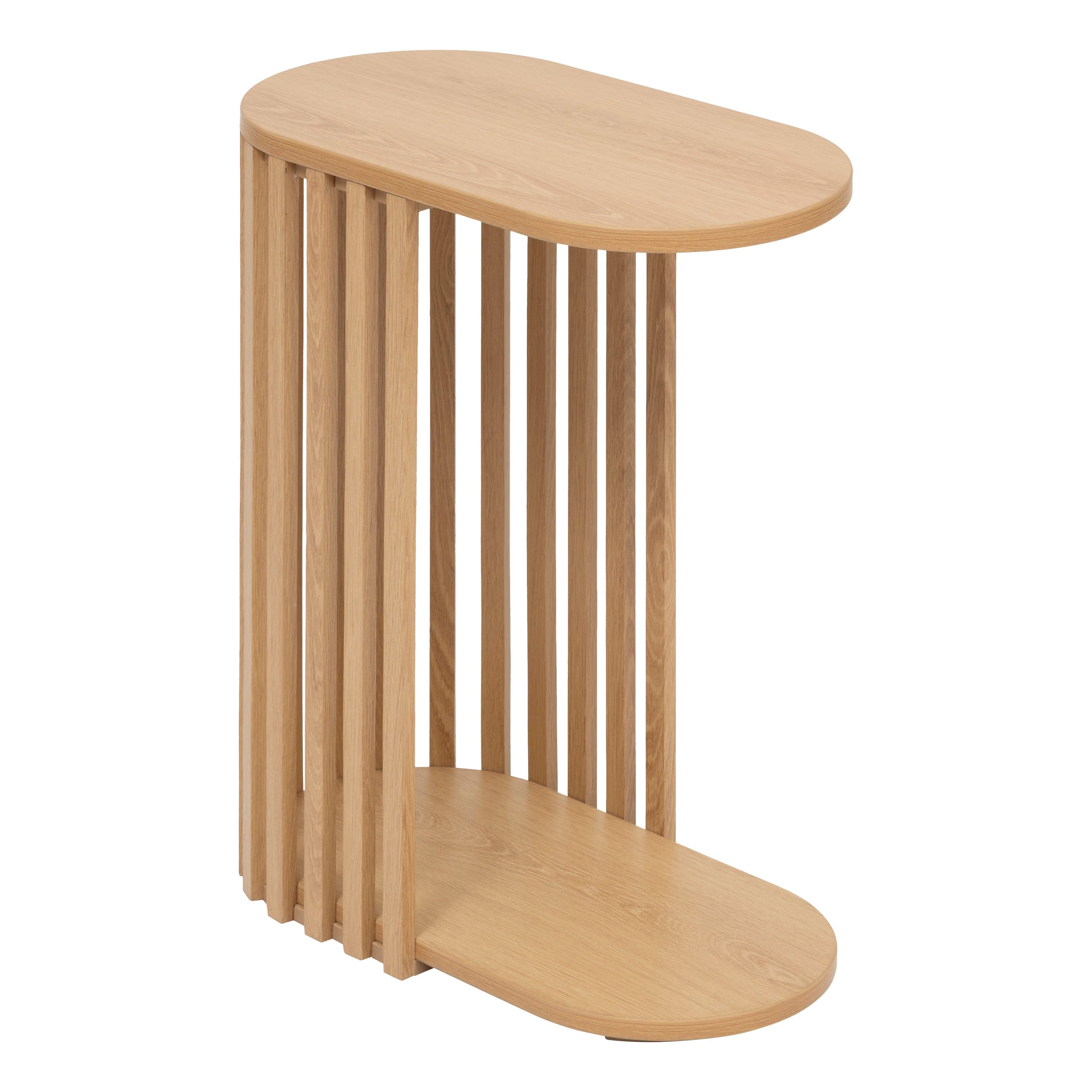 5Five Slat Bijzettafel - 50x26x56cm - Bruin