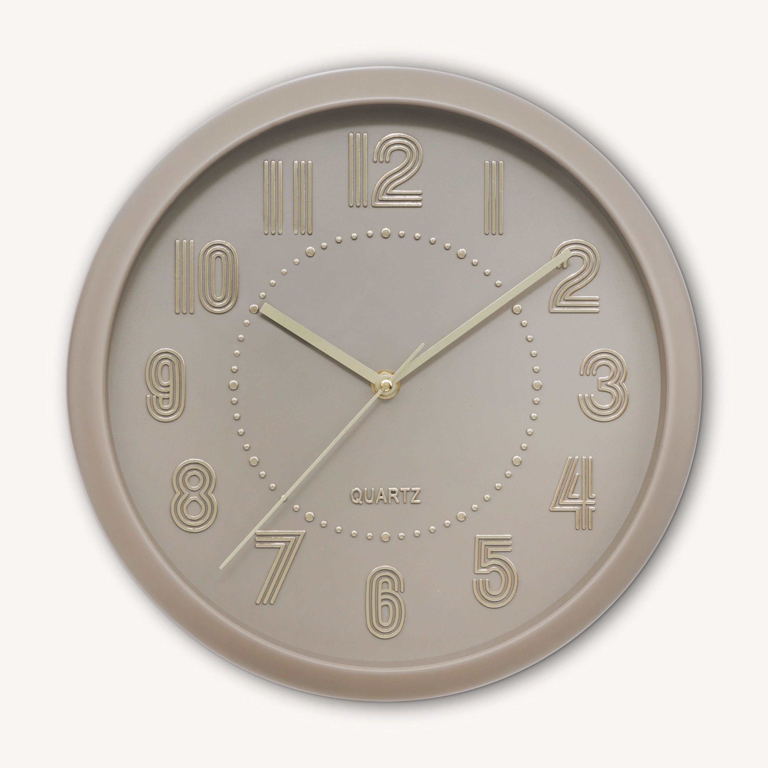 Atmosphera Ivana Wall Clock - Wood - Plastic - Dia 38 cm