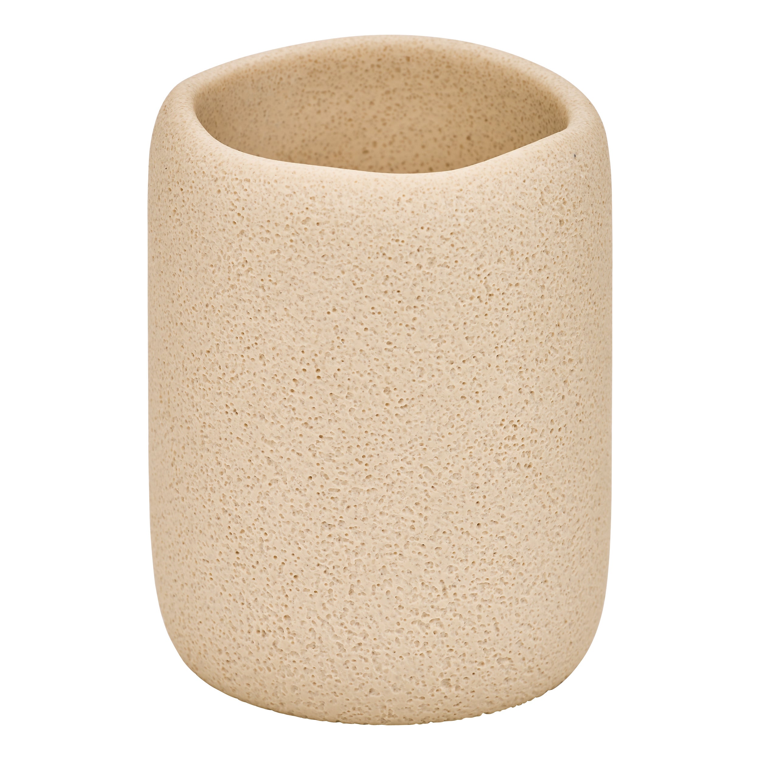 Bundel 5Five Olea Zeepbakje + Tandenborstelhouder + Wattenhouder - Beige
