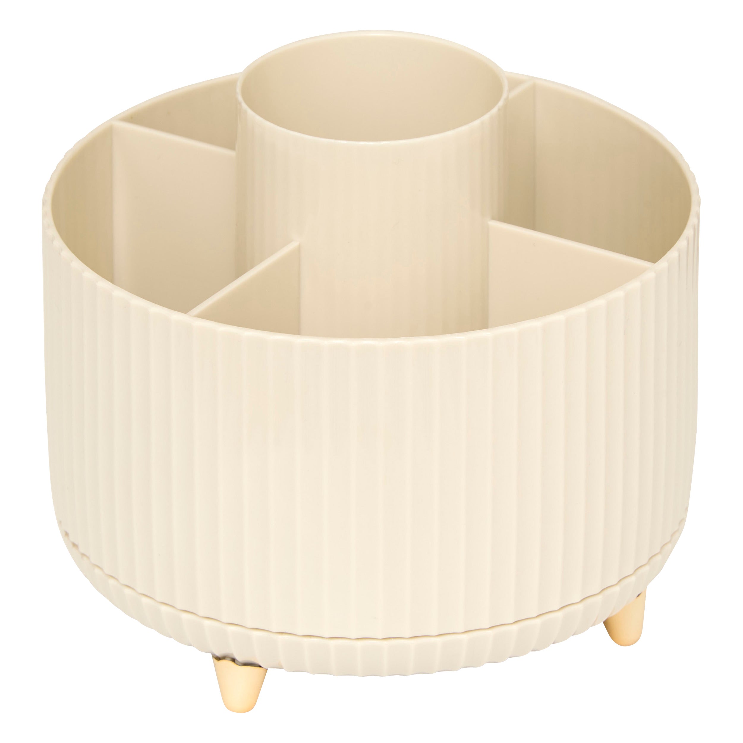 5Five Opberger Alba Round 360 - Organizer - Ø15xH13cm - Beige