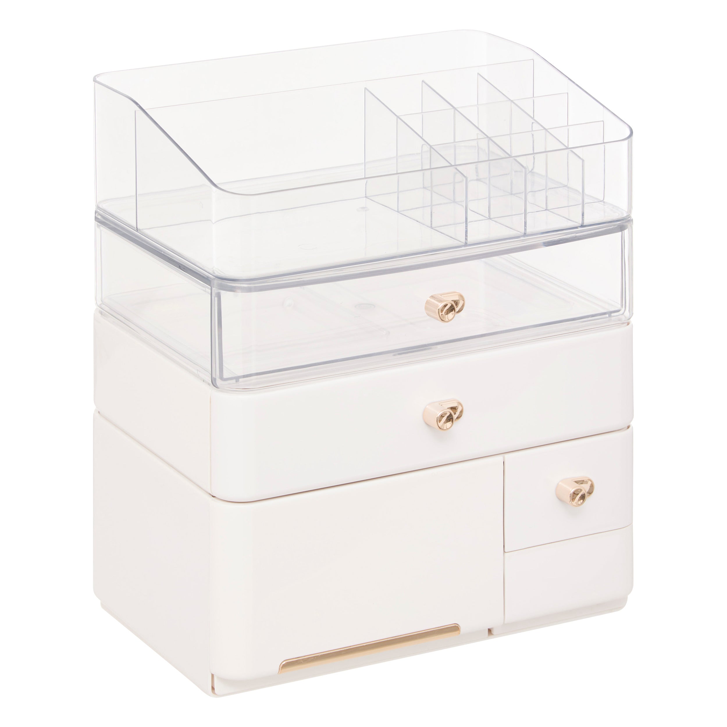 5Five Opberger Sara 5L/4 vakken - Organizer - 23x17x27cm - Wit