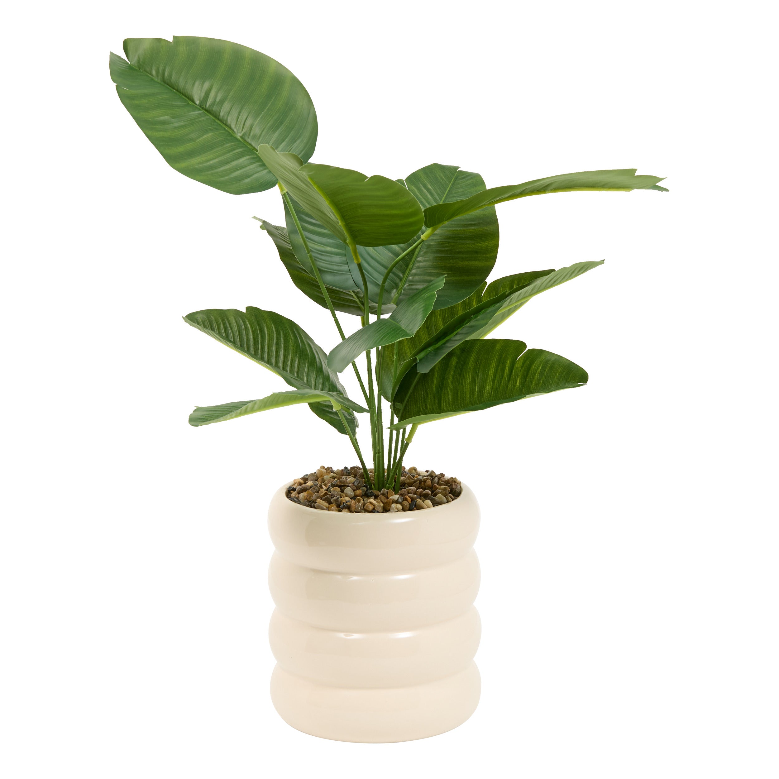 Atmosphera artificial plant hanging plant with pot - 16x16x31cm - black/green