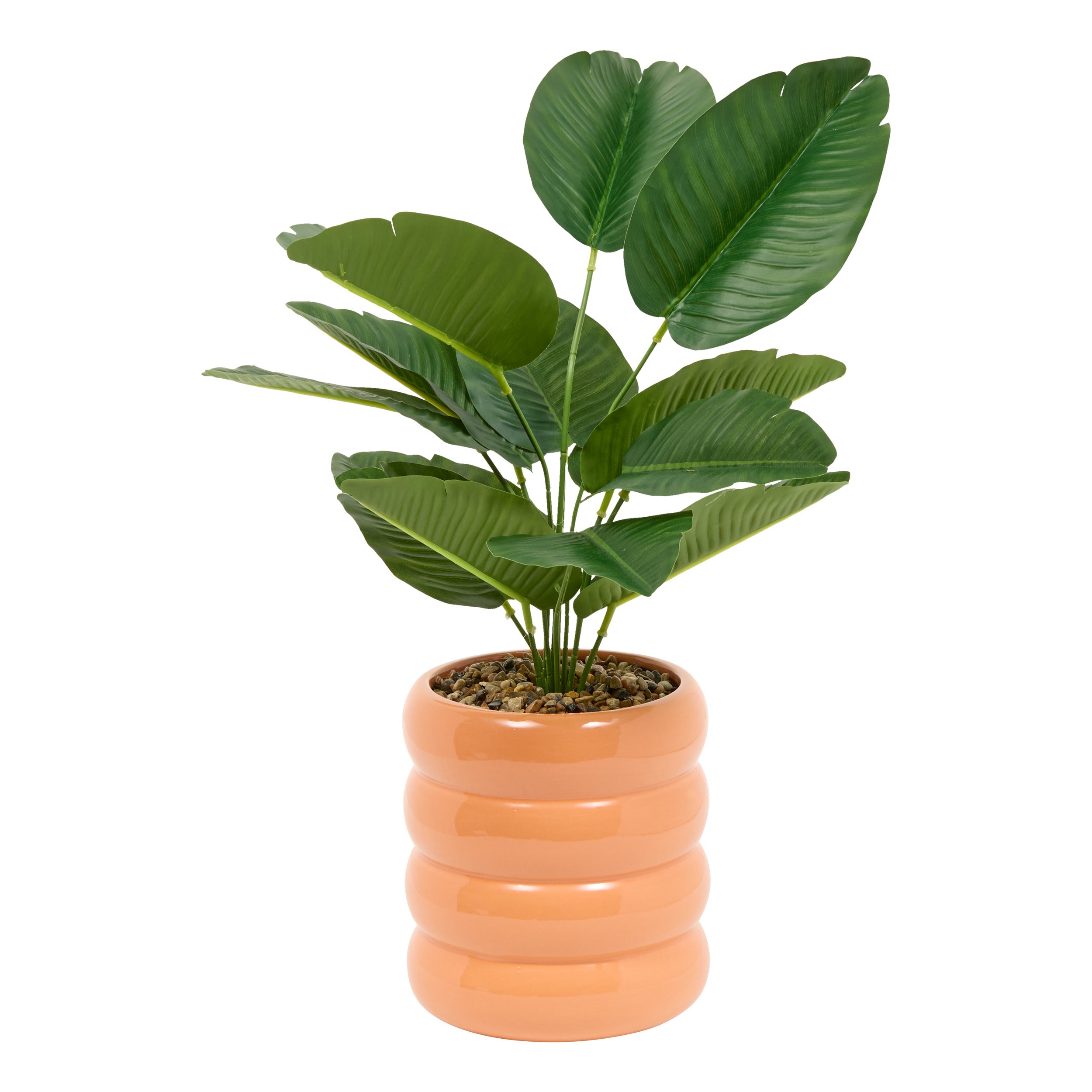 Atmosphera artificial plant hanging plant with pot - 16x16x31cm - black/green